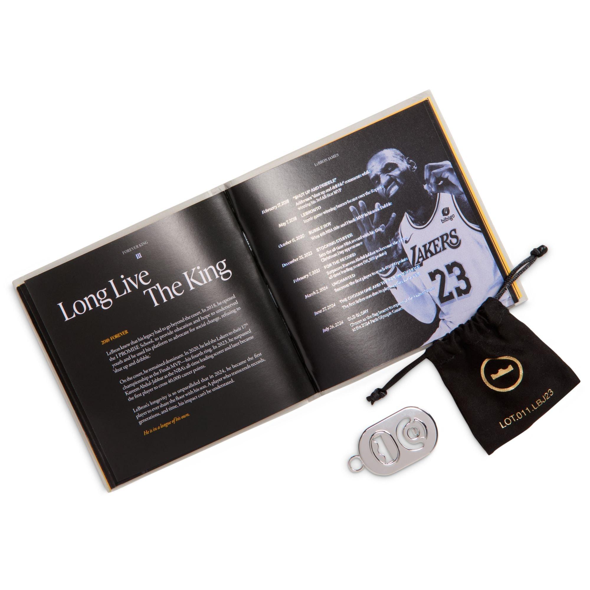 Nike LeBron XXIII "Green with Envy" Men's Basketball Shoe - VOLT TINT/BLACK/MAGIC EMBER Thumbnail View 8