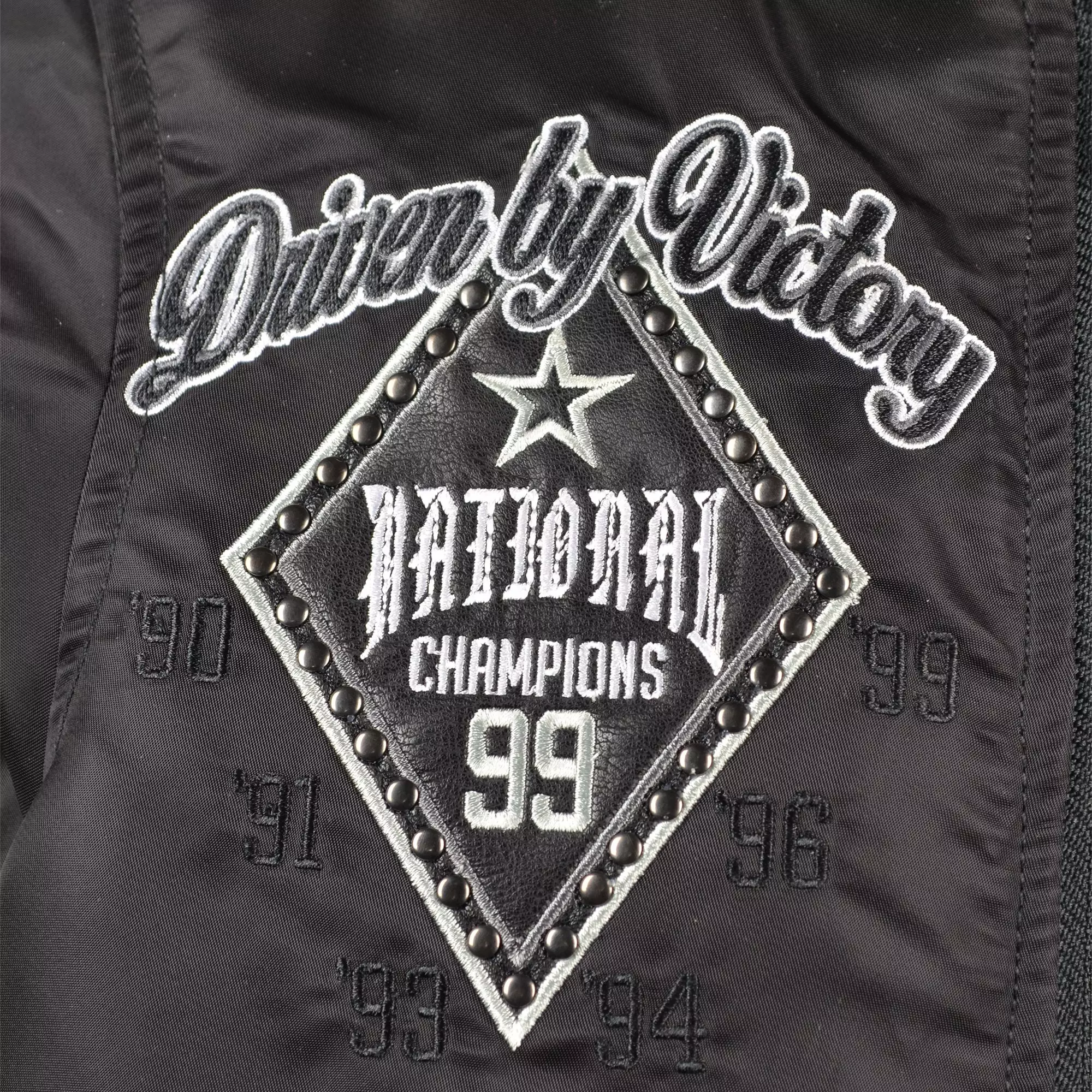 Smoke Rise Big Boys' Satin Bomber Jacket - BLACK