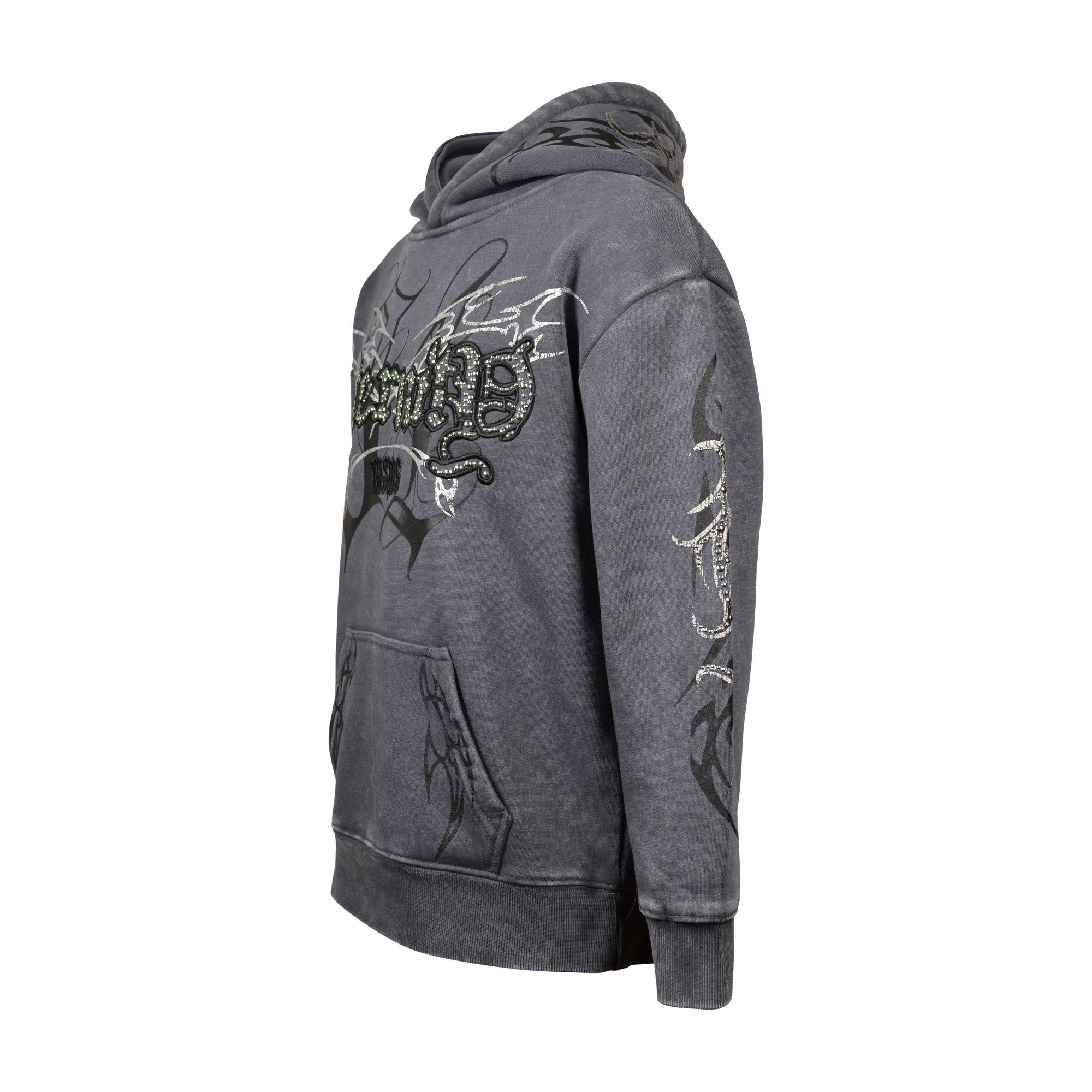 Smoke Rise Eternity Big Boys' Black Hoodie