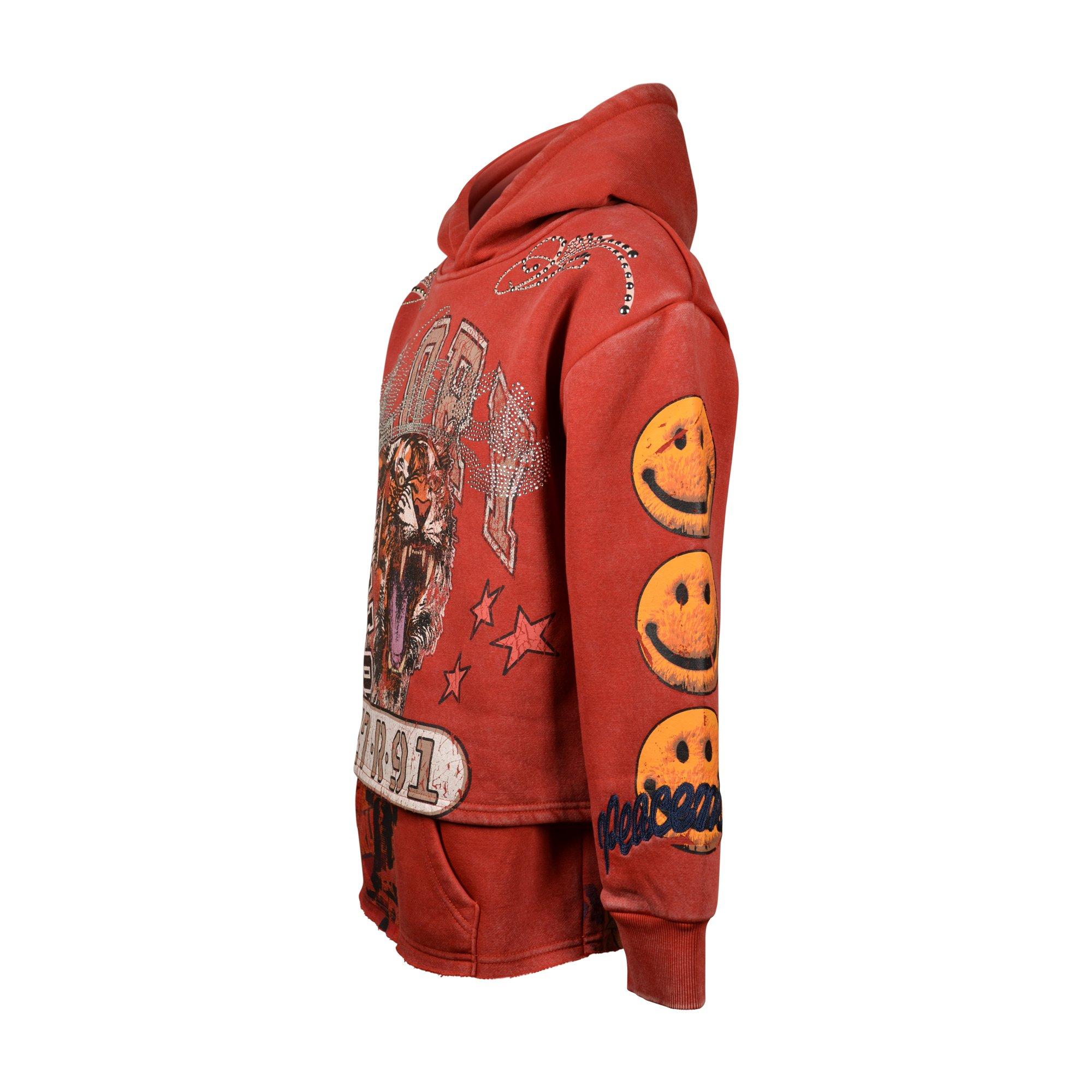 Smoke Rise Oversized 2-Fer Big Boys' Hoodie