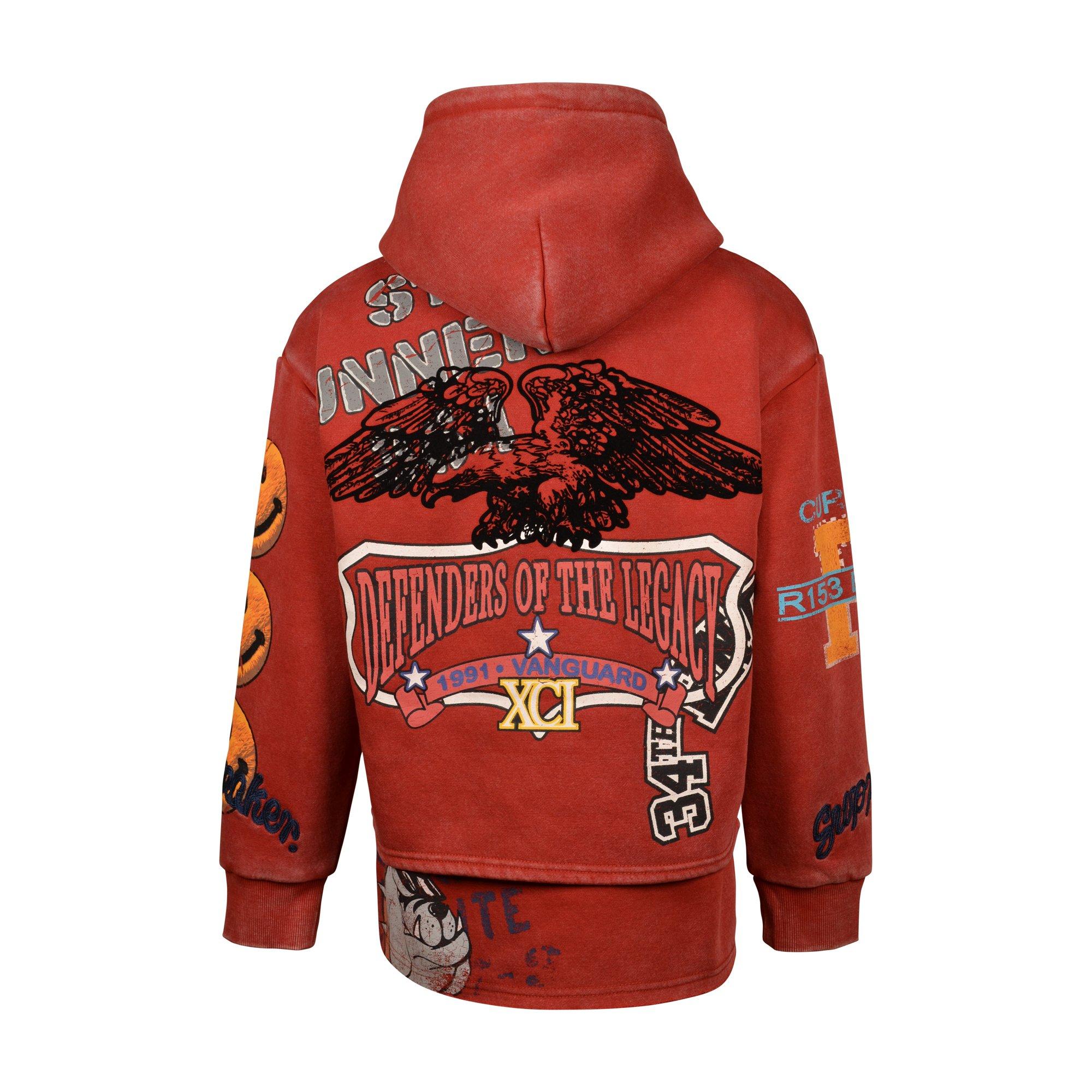 Smoke Rise Oversized 2-Fer Big Boys' Hoodie