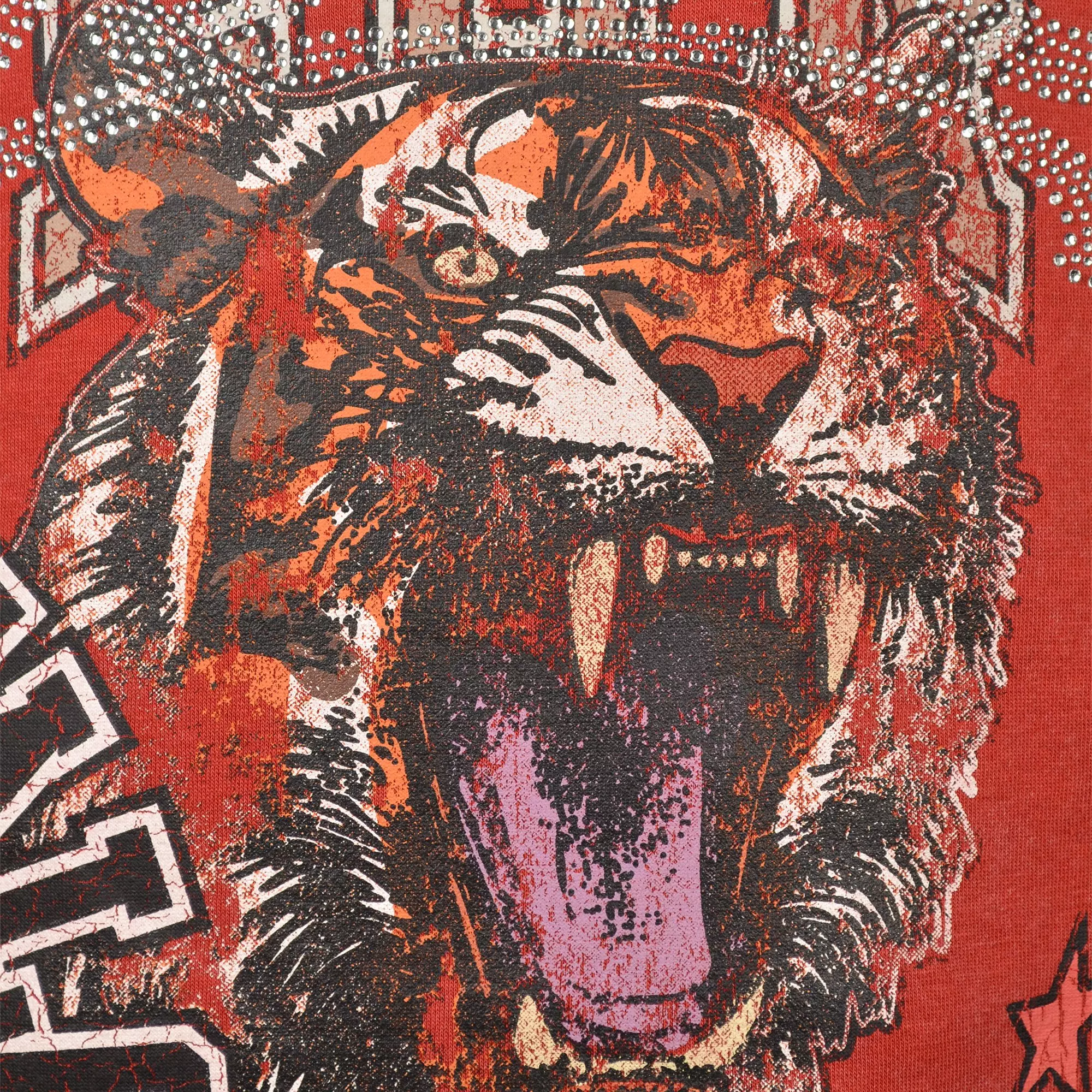 Smoke Rise Big Boys' Oversized 2-Fer Hoodie - BURGUNDY