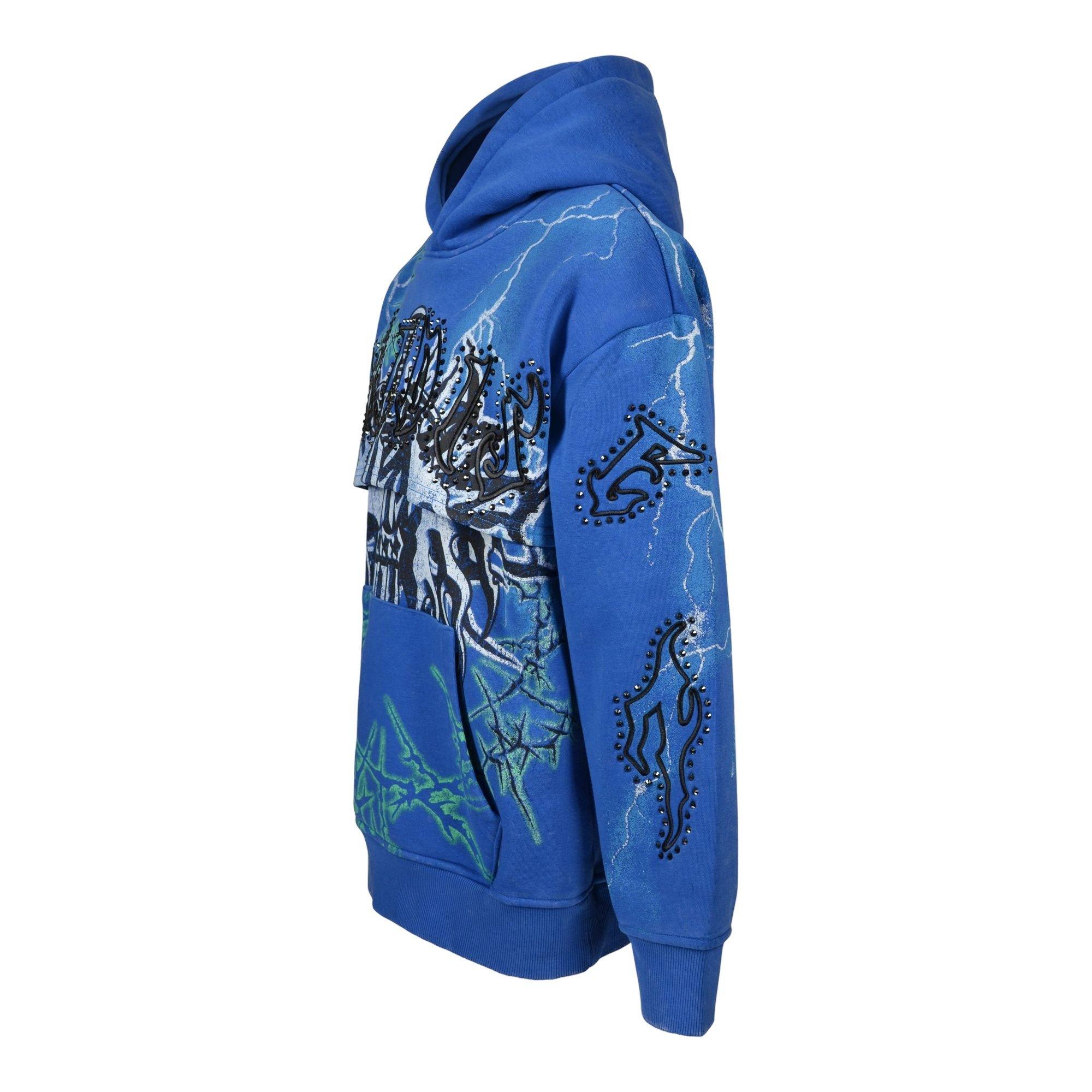 Blue Effect Boys Oversize Hoodie Rauchaubergine - Bequemer Streetwear Pullover