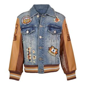Smoke Rise Big Boys' Varsity Denim Jacket