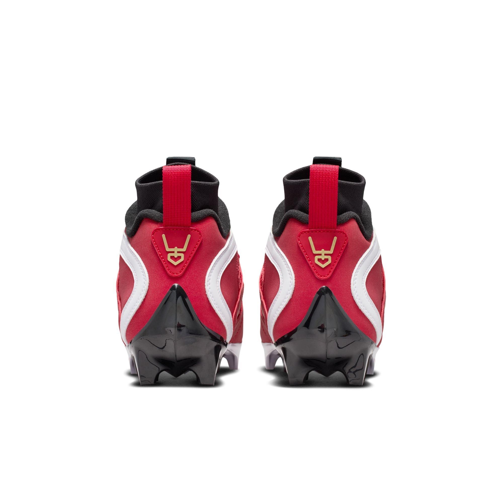 Nike Diamond Turf 2 "Prime Red" Men's Football Cleat - BLACK/WHITE/RED Thumbnail View 11