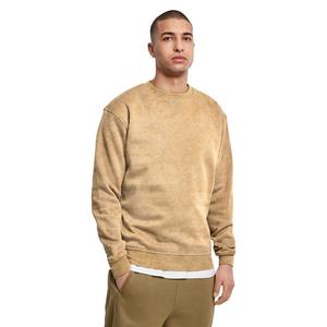 Forgotten Faces Men's Acid Wash Boxy Crewneck - Union Beige