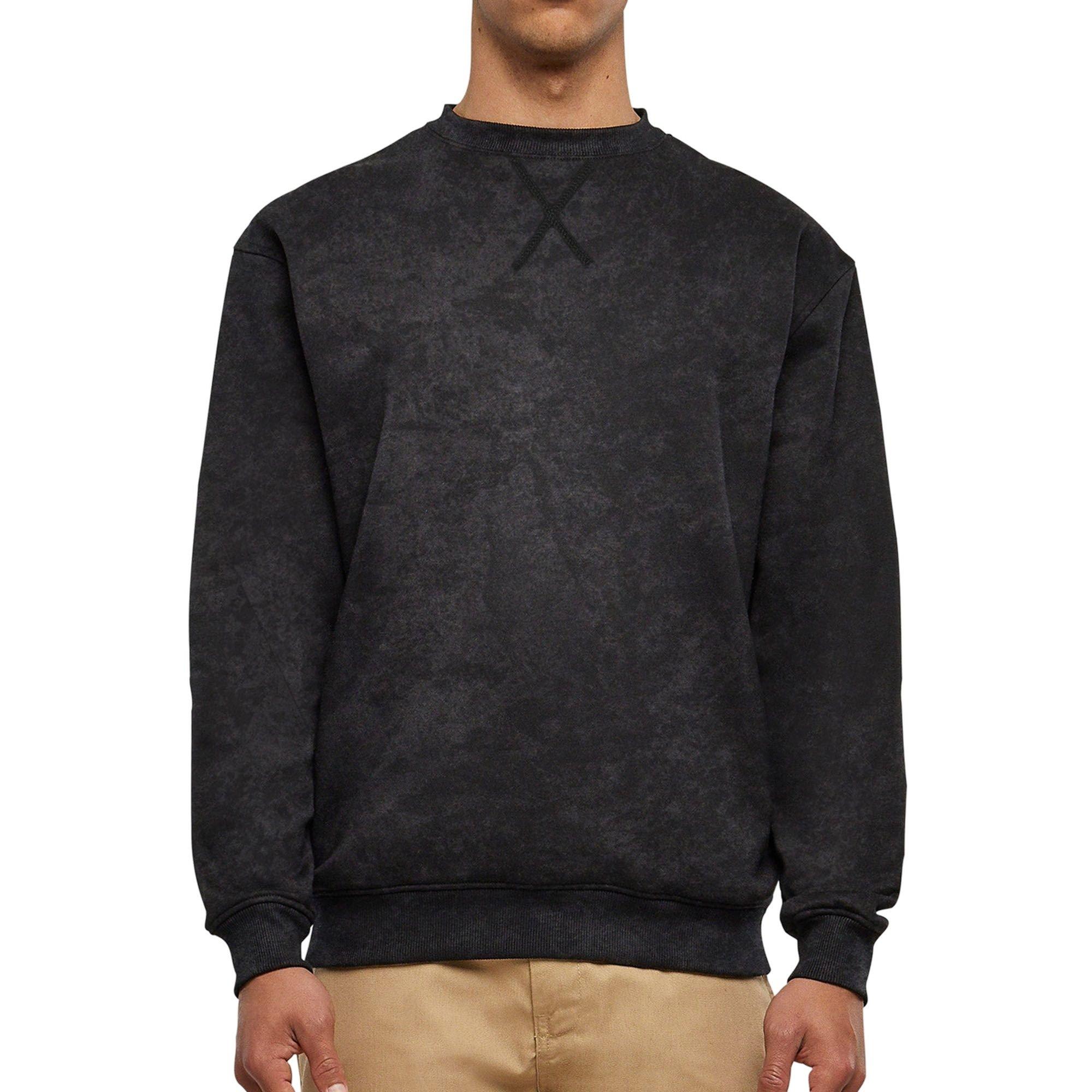 Forgotten Faces Men's Acid Wash Boxy Crewneck - Acid Black - BLACK Thumbnail View 3
