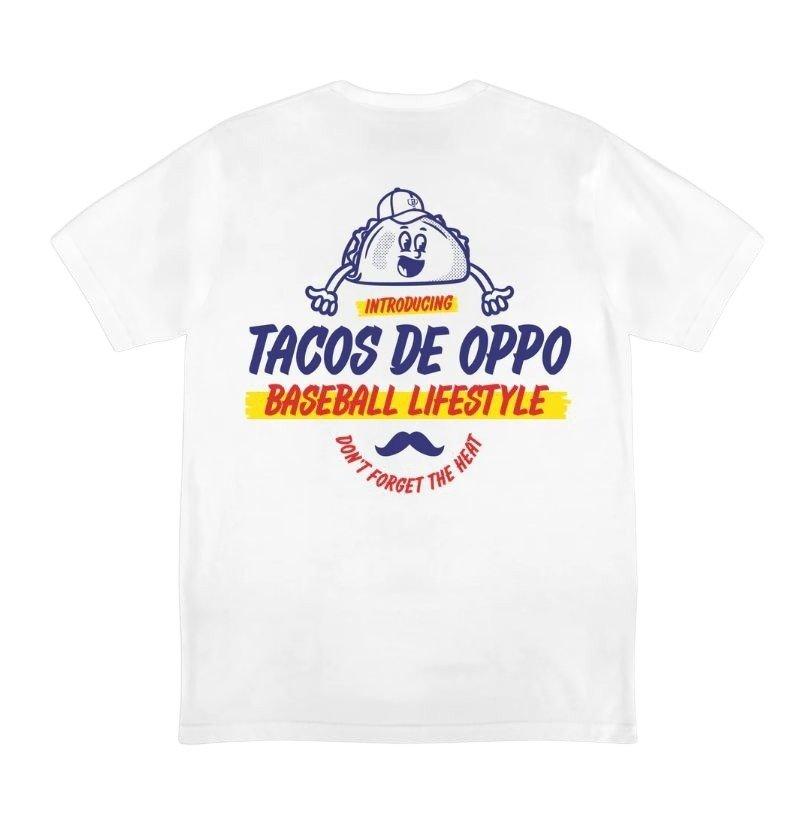 Baseball Lifestyle 101 Men's Taco Tee - White - WHITE Thumbnail View 1