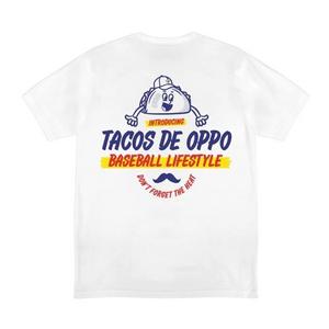 Baseball Lifestyle 101 Men's Taco Tee - White