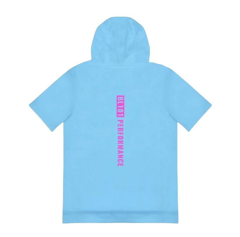 Baseball Lifestyle 101 Men's Baseball SZN Short Sleeve V2 Shirt - Cotton Candy - BLUE Thumbnail View 2