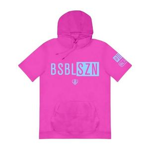 Baseball Lifestyle 101 Men's Baseball SZN Short Sleeve V2 Shirt - Cotton Candy Pink