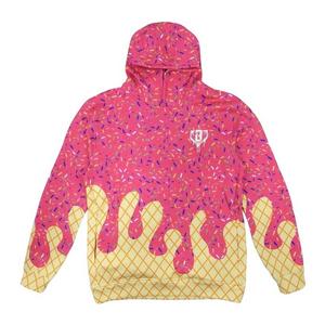 Baseball Lifestyle 101 Men's Ice Cream Hoodie - Strawberry