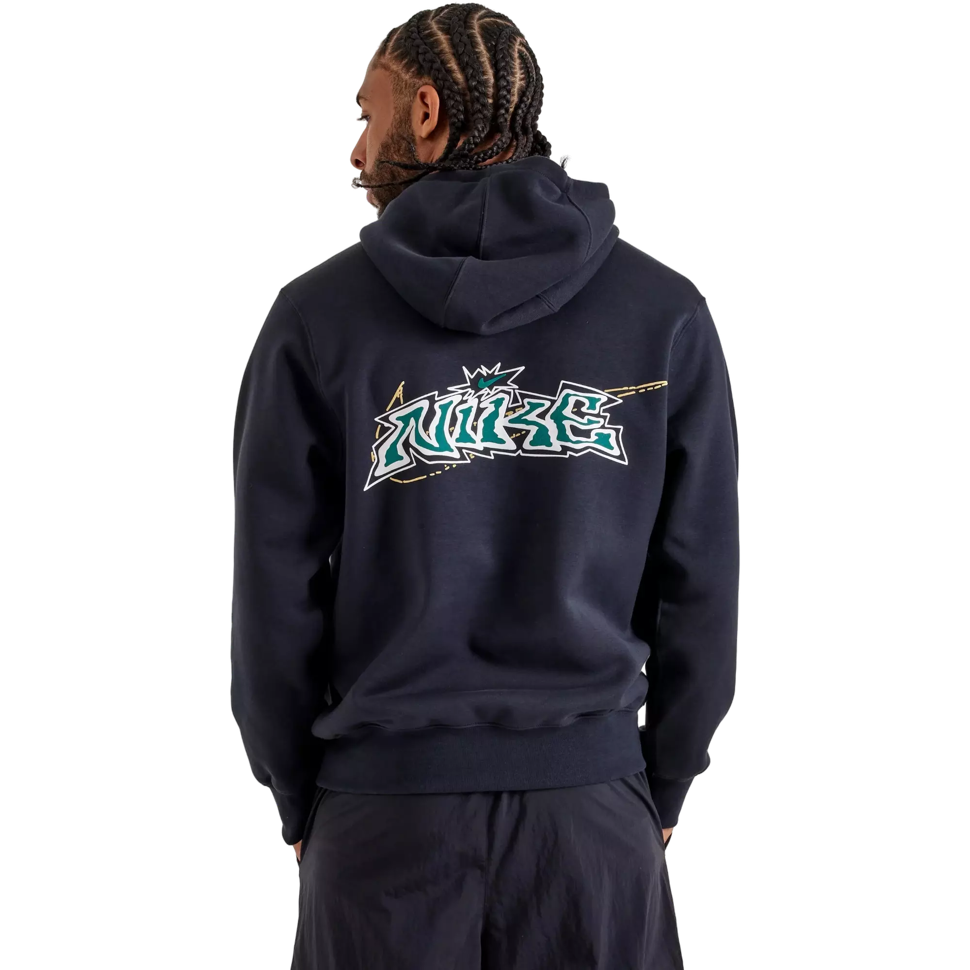 Nike Men's Club Fleece Hoodie - BLACK