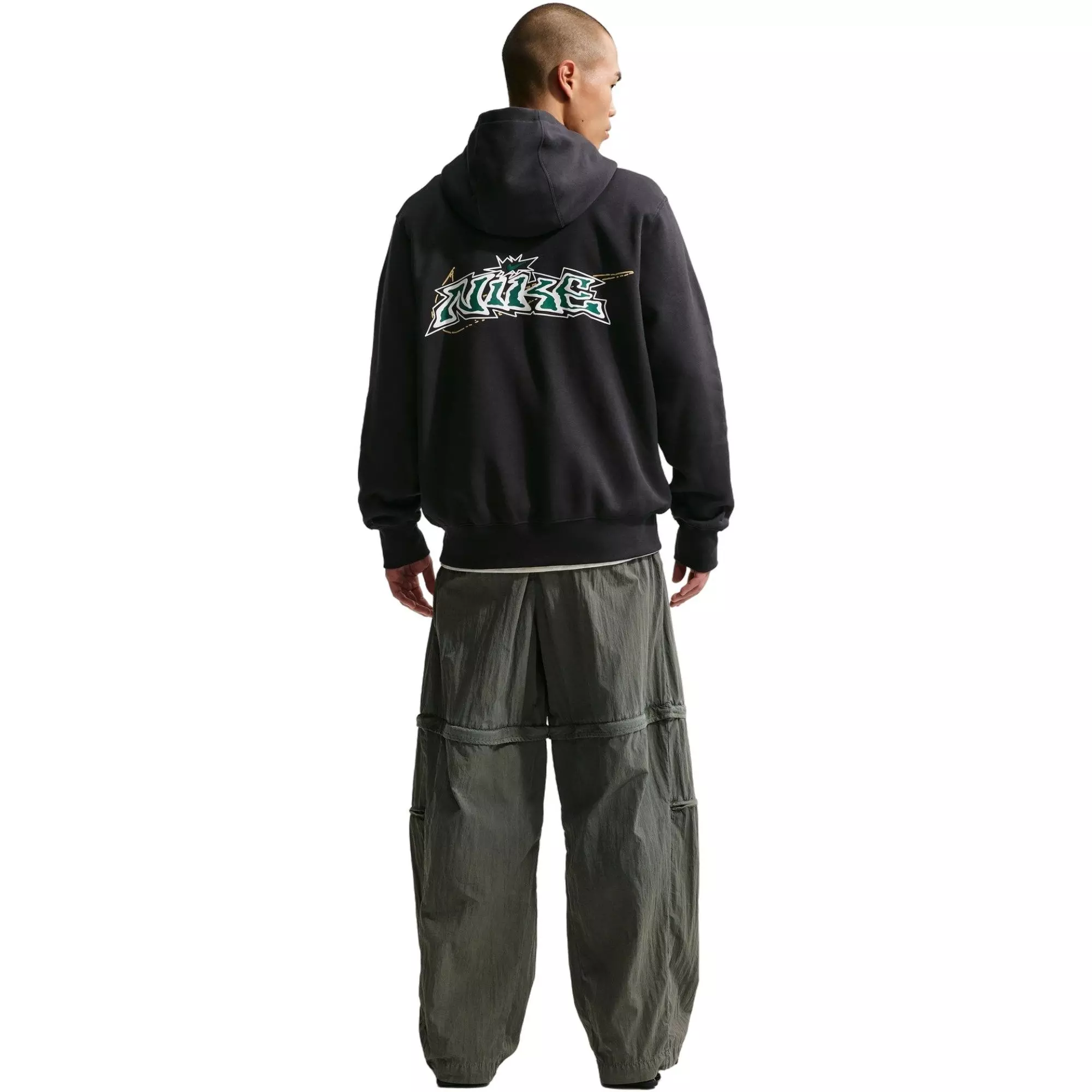 Nike Men's Club Fleece Pullover Hoodie - Black - BLACK