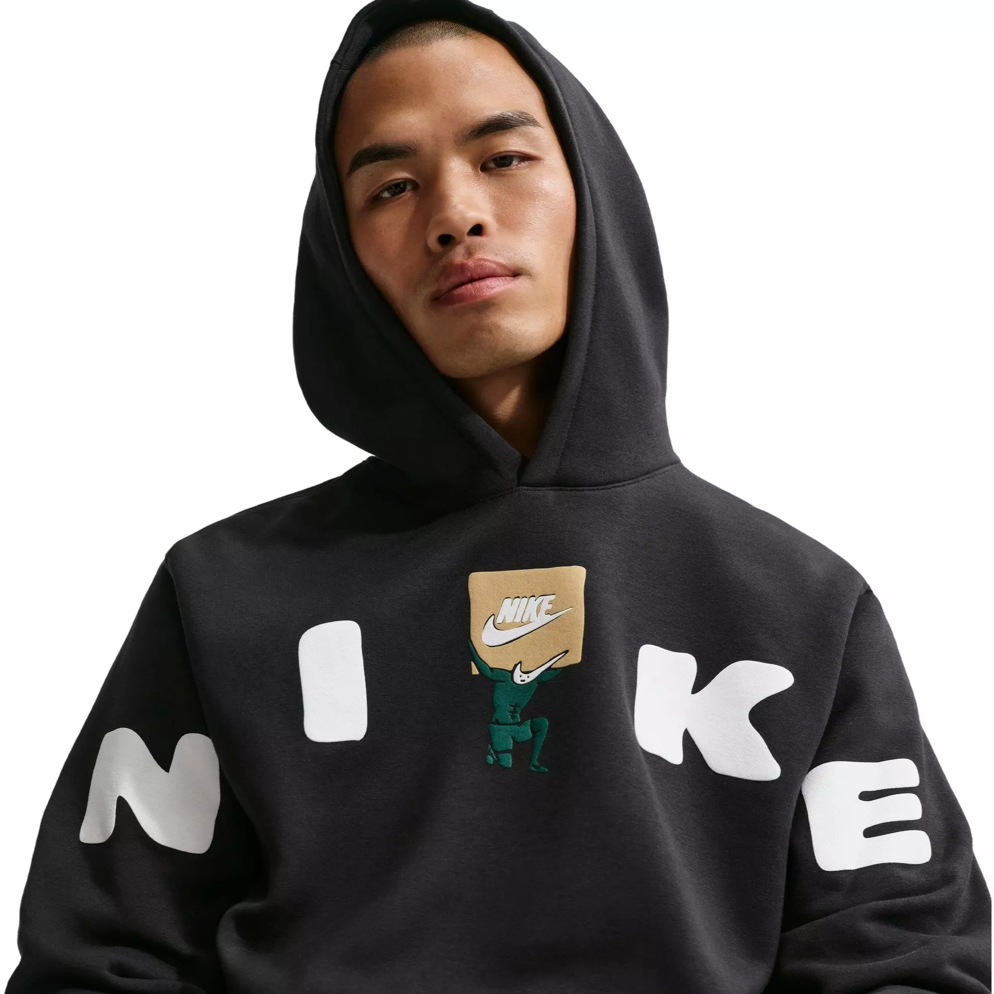 Nike Men's Club Fleece Hoodie - BLACK