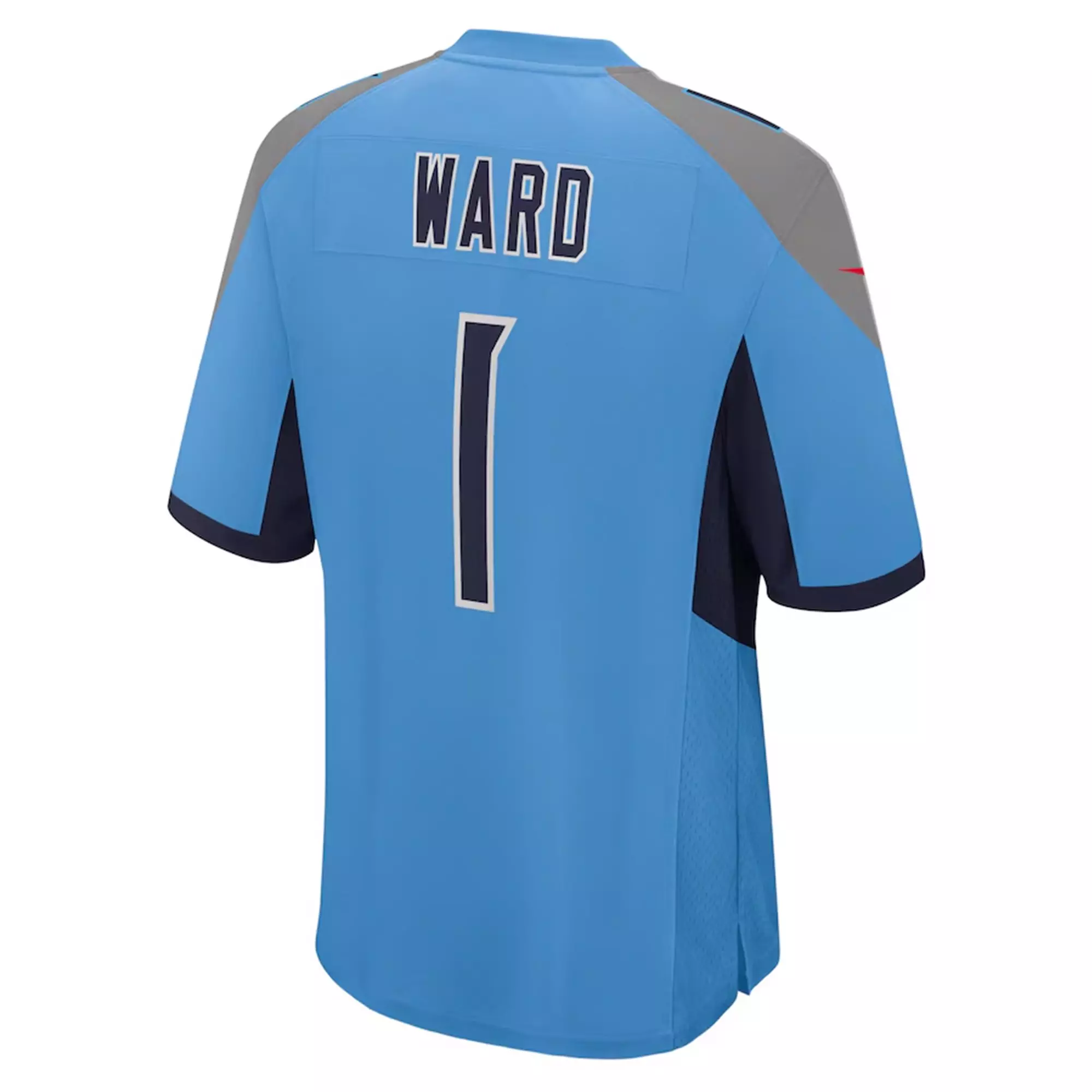 Nike Tennessee Titans Cam Ward Game Jersey-Light Blue - LT BLUE