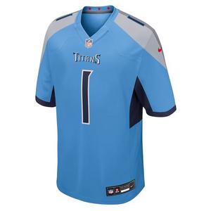 Nike Tennessee Titans Cam Ward Game Jersey-Light Blue