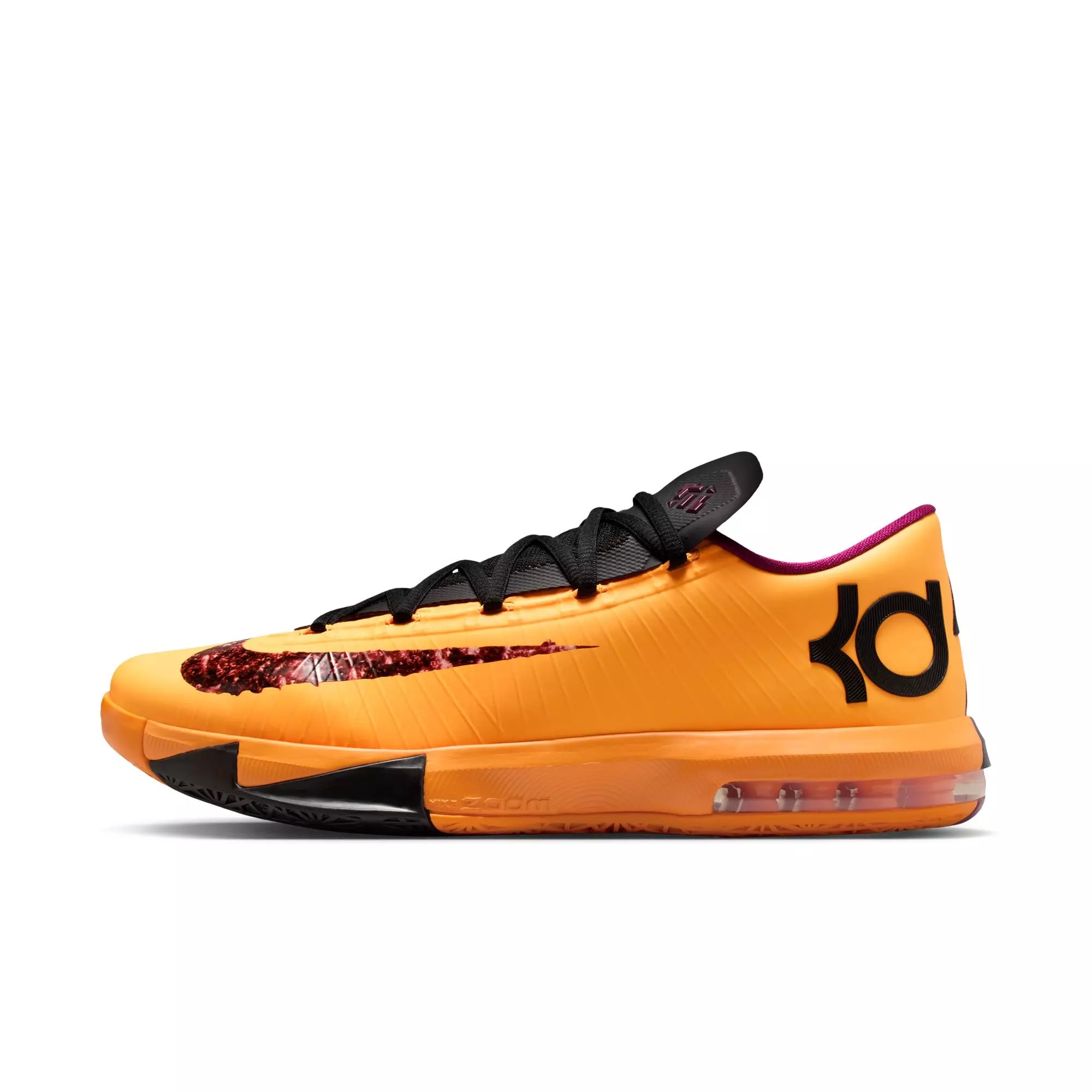 Nike Zoom KD 6 "Peanut Butter & Jelly" Men's Basketball Shoe - LASER ORANGE/RASPBERRY RED/BLACK