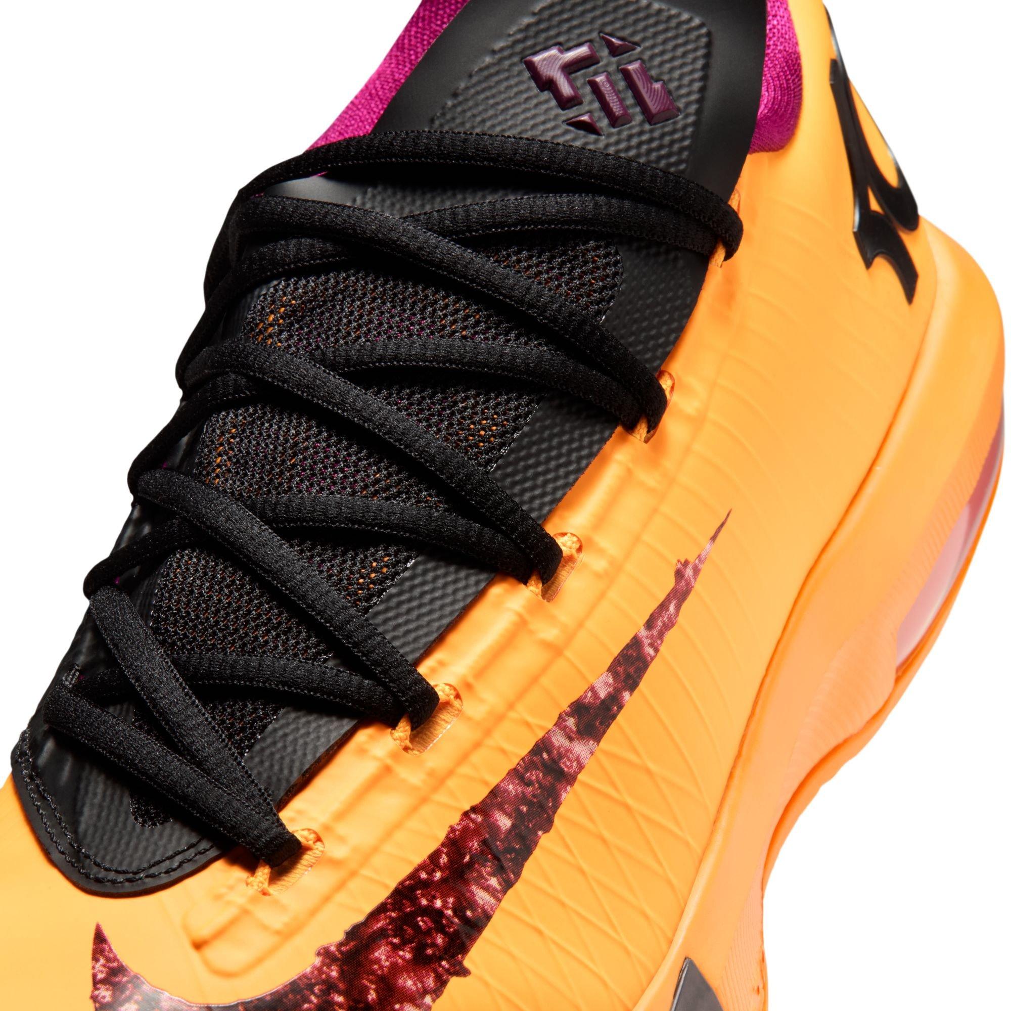 Nike Zoom KD 6 "Peanut Butter & Jelly" Men's Basketball Shoe - LASER ORANGE/RASPBERRY RED/BLACK Thumbnail View 5