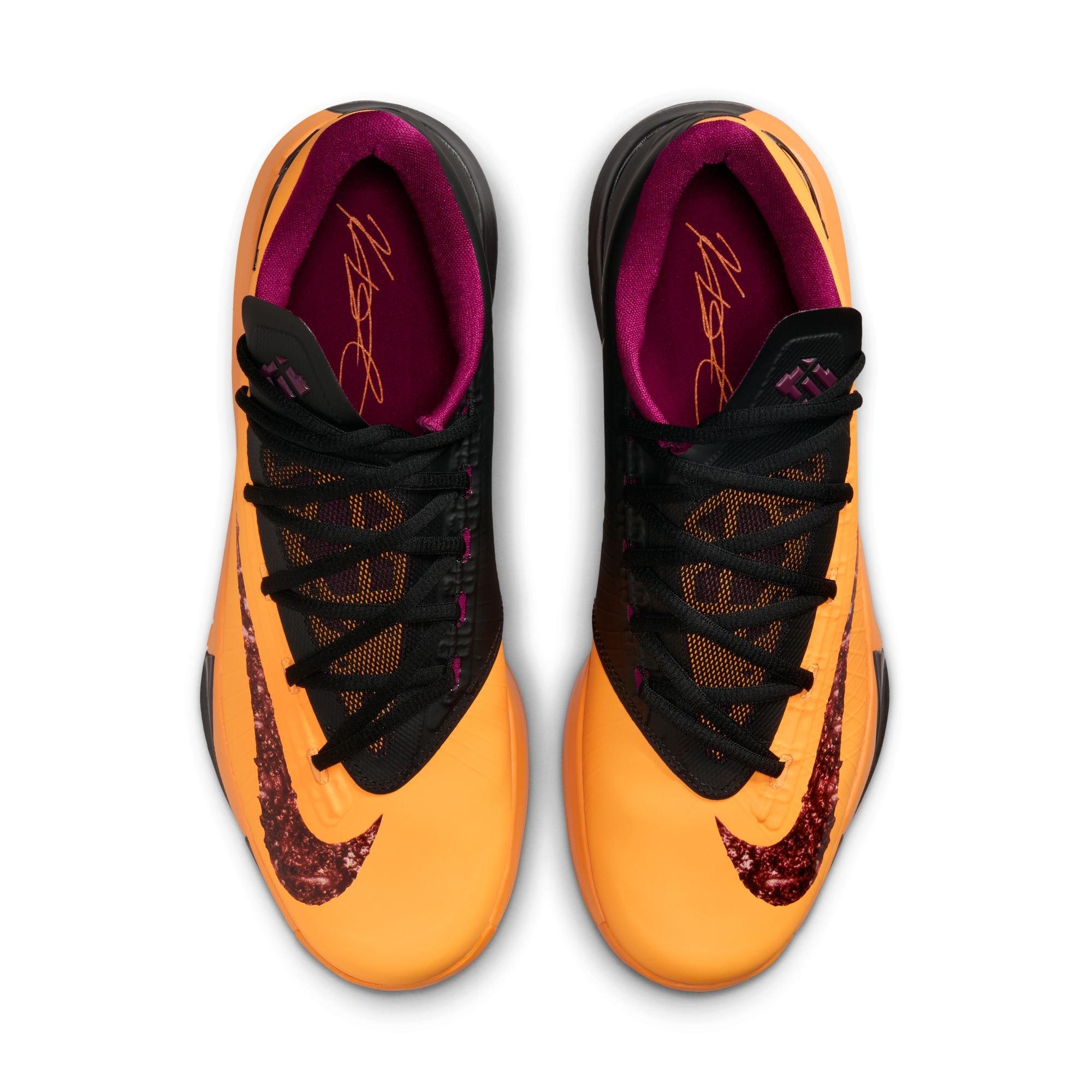 Nike Zoom KD 6 "Peanut Butter & Jelly" Men's Basketball Shoe - LASER ORANGE/RASPBERRY RED/BLACK Thumbnail View 10