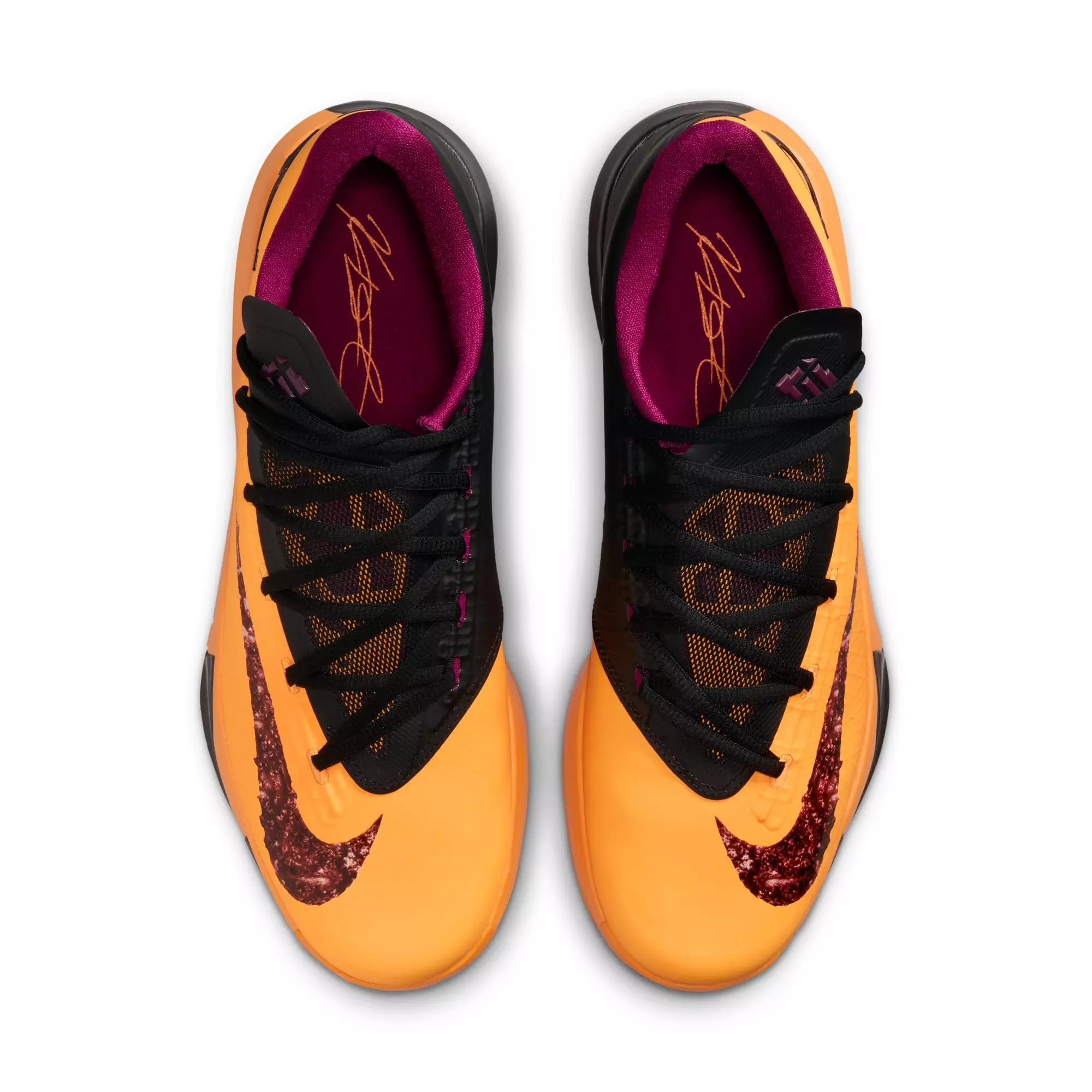 Nike Zoom KD 6 "Peanut Butter & Jelly" Men's Basketball Shoe - LASER ORANGE/RASPBERRY RED/BLACK