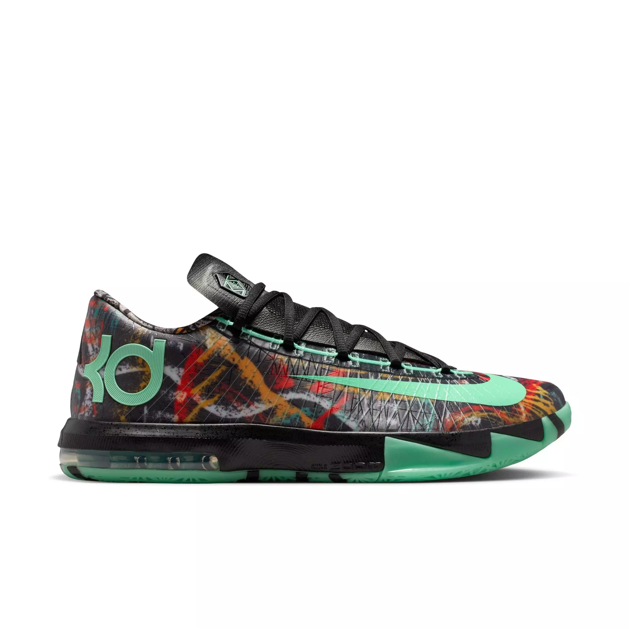 Nike Zoom KD 6 "All-Star Illusion" Men's Basketball Shoe - GREEN GLOW/BLACK