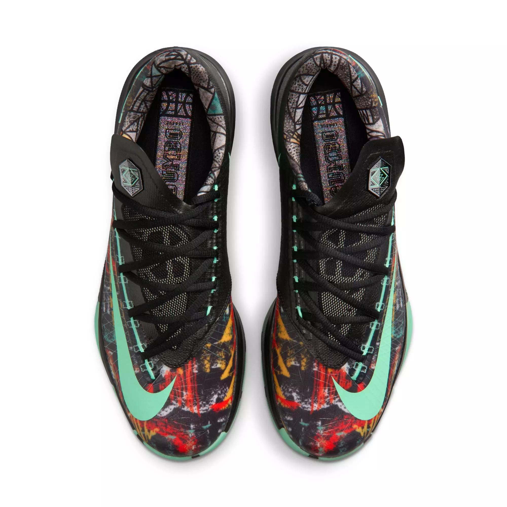 Nike Zoom KD 6 "All-Star Illusion" Men's Basketball Shoe - GREEN GLOW/BLACK