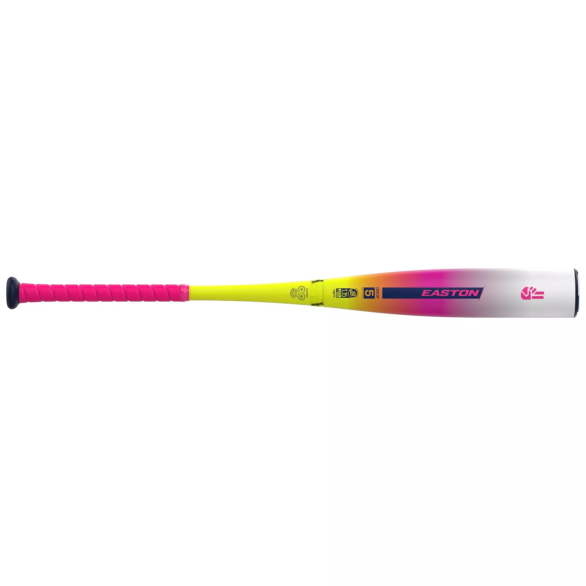Easton The Dub USSSA Baseball Bat (-5) 2025 - PINK/YELLOW