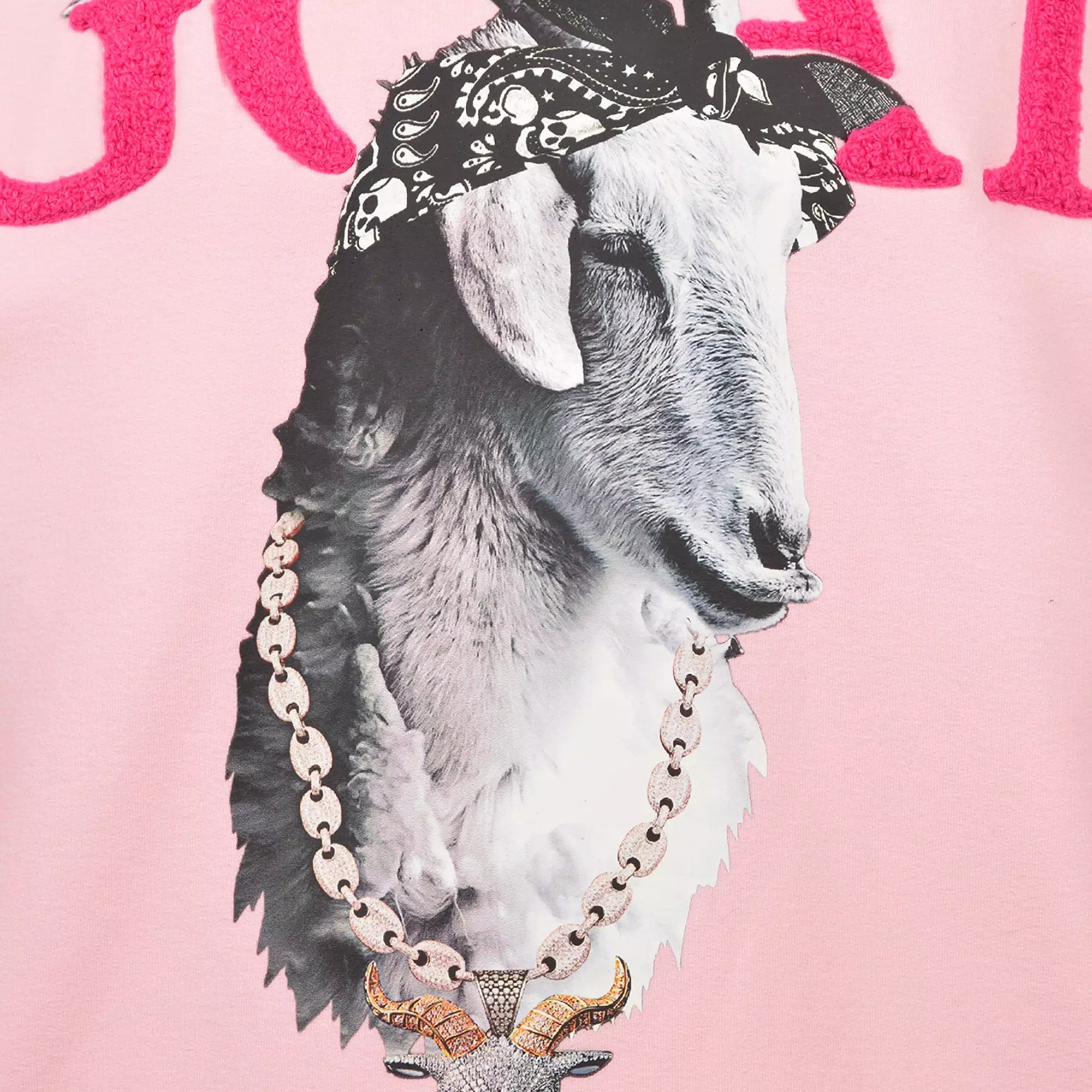 Streetz Iz Watchin Big Girls' GOAT Hoodie - Pink - PINK
