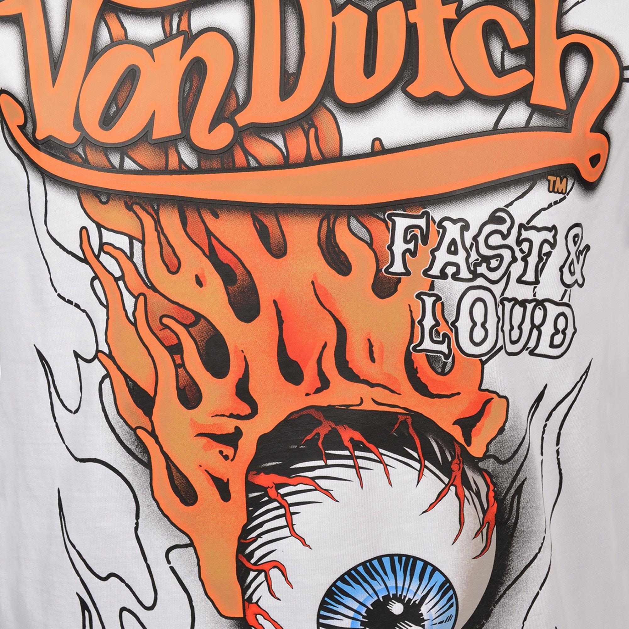 Von Dutch Men's Originals Standard Tee - WHITE Thumbnail View 4