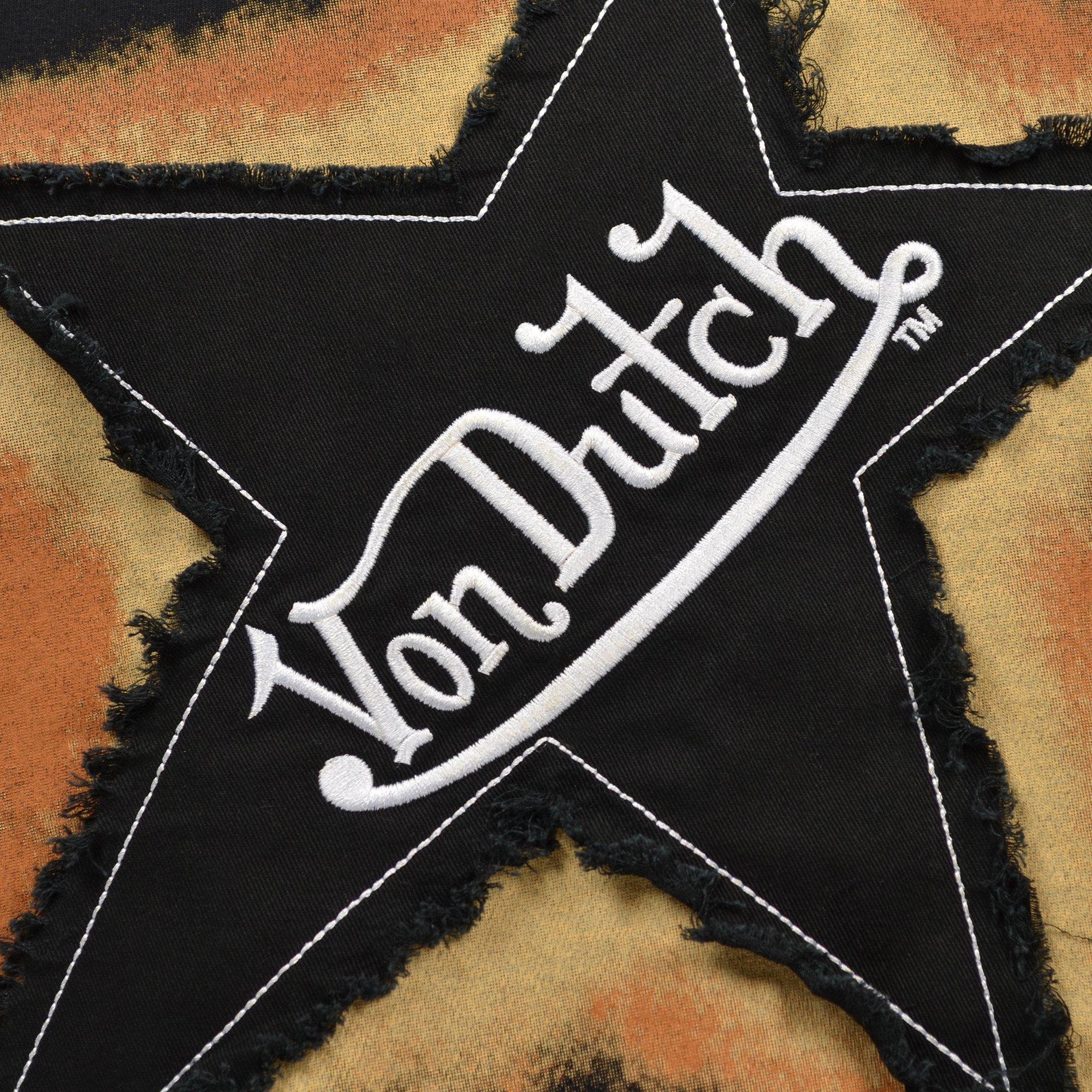 Von Dutch Men's Star Cropped Tee - BLACK Thumbnail View 4