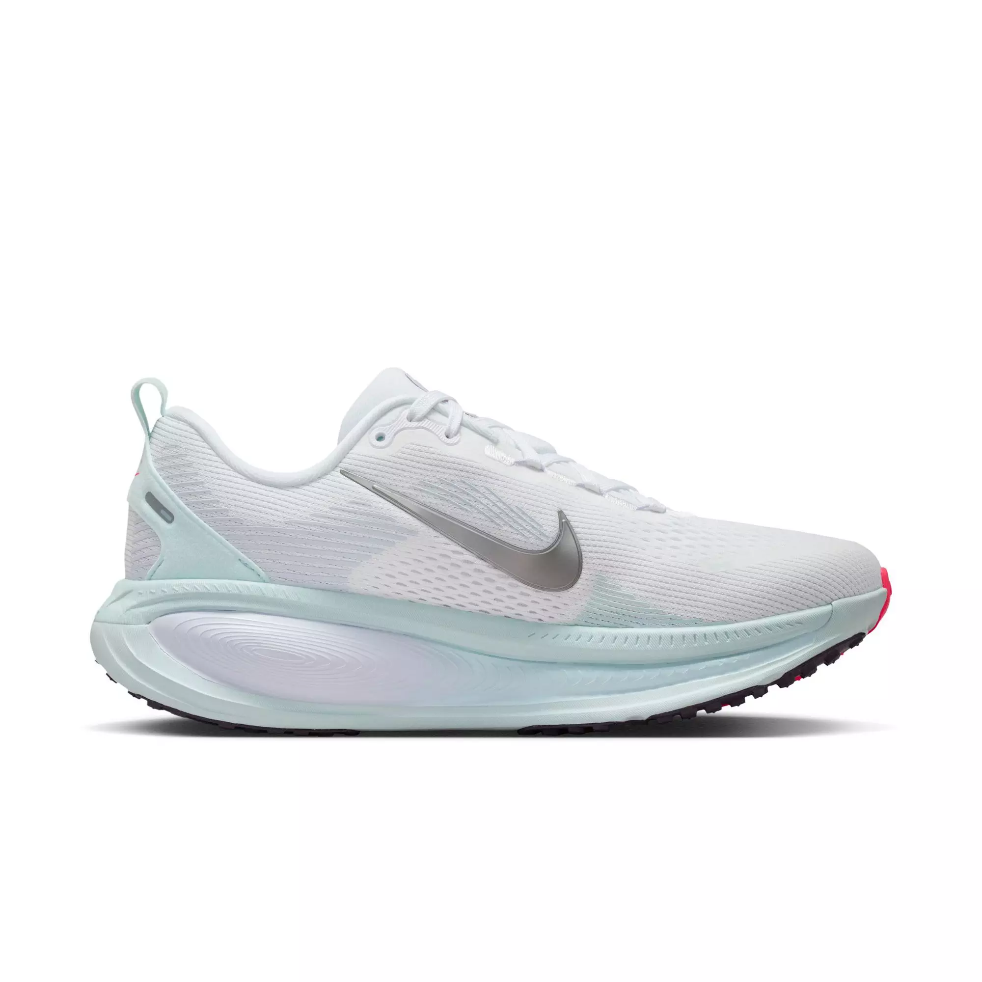 Nike Vomero 18 "White/Metallic Silver/Glacier Blue" Women's Road Running Shoe - WHITE/BLUE/PINK