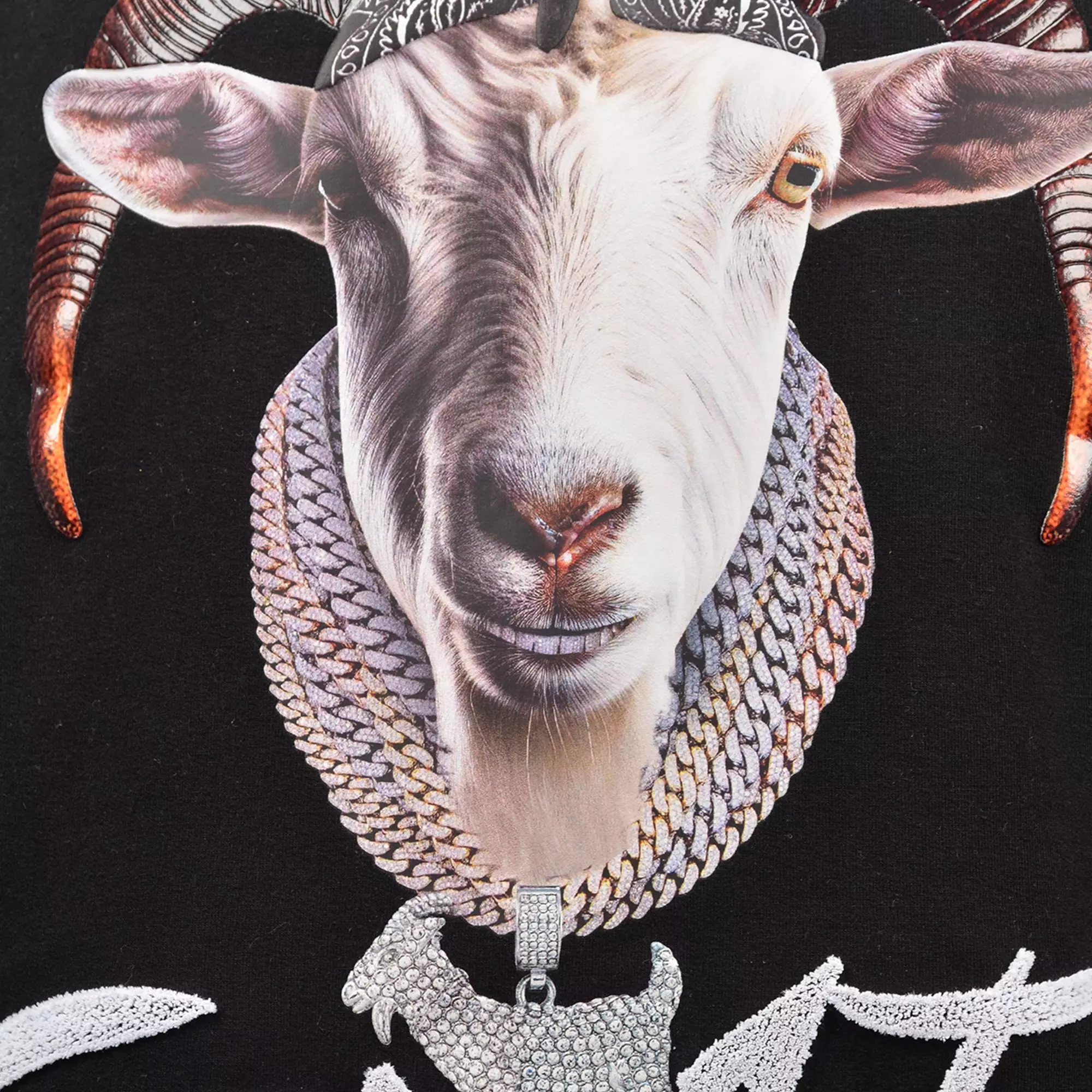 Streetz Iz Watchin Big Boys' GOAT Hoodie - Black - BLACK