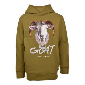 Streetz Iz Watchin Big Boys' GOAT Hoodie - Olive