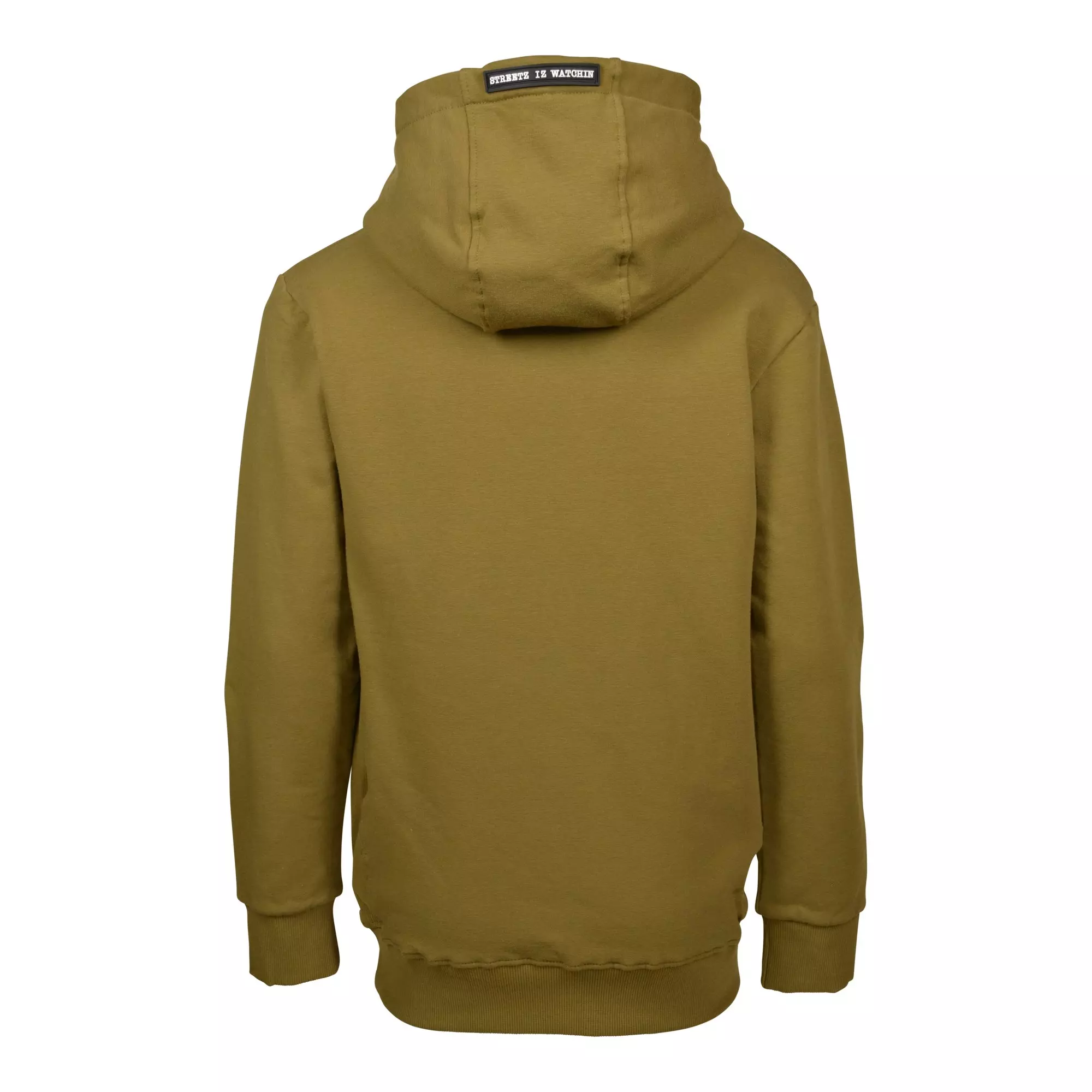 Streetz Iz Watchin Big Boys' GOAT Hoodie - Olive - OLIVE