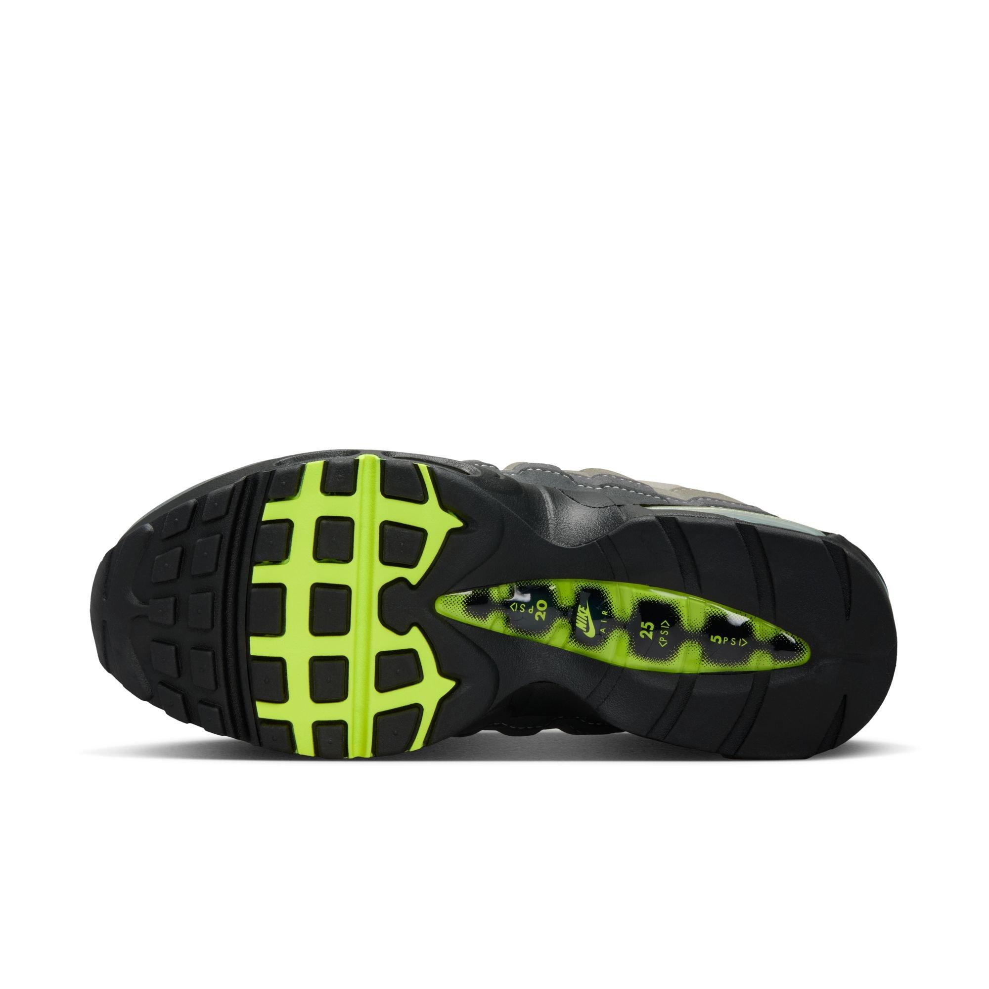 Nike Air Max 95 "Big Bubble" Women's Shoe - BLACK/NEON YELLOW/ANTHRACITE/LT GRAPHITE Thumbnail View 13