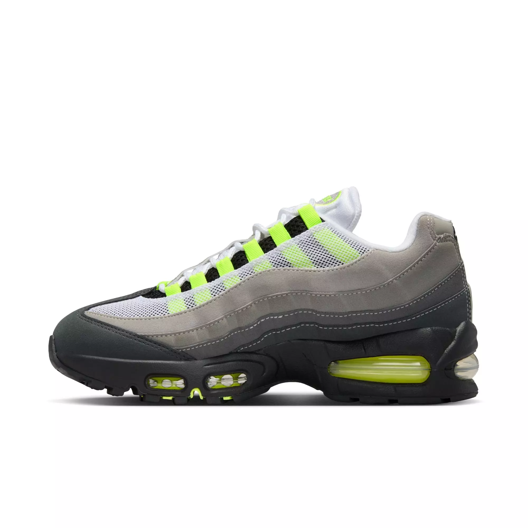 Nike Air Max 95 "Big Bubble" Women's Shoe - BLACK/NEON YELLOW/ANTHRACITE/LT GRAPHITE