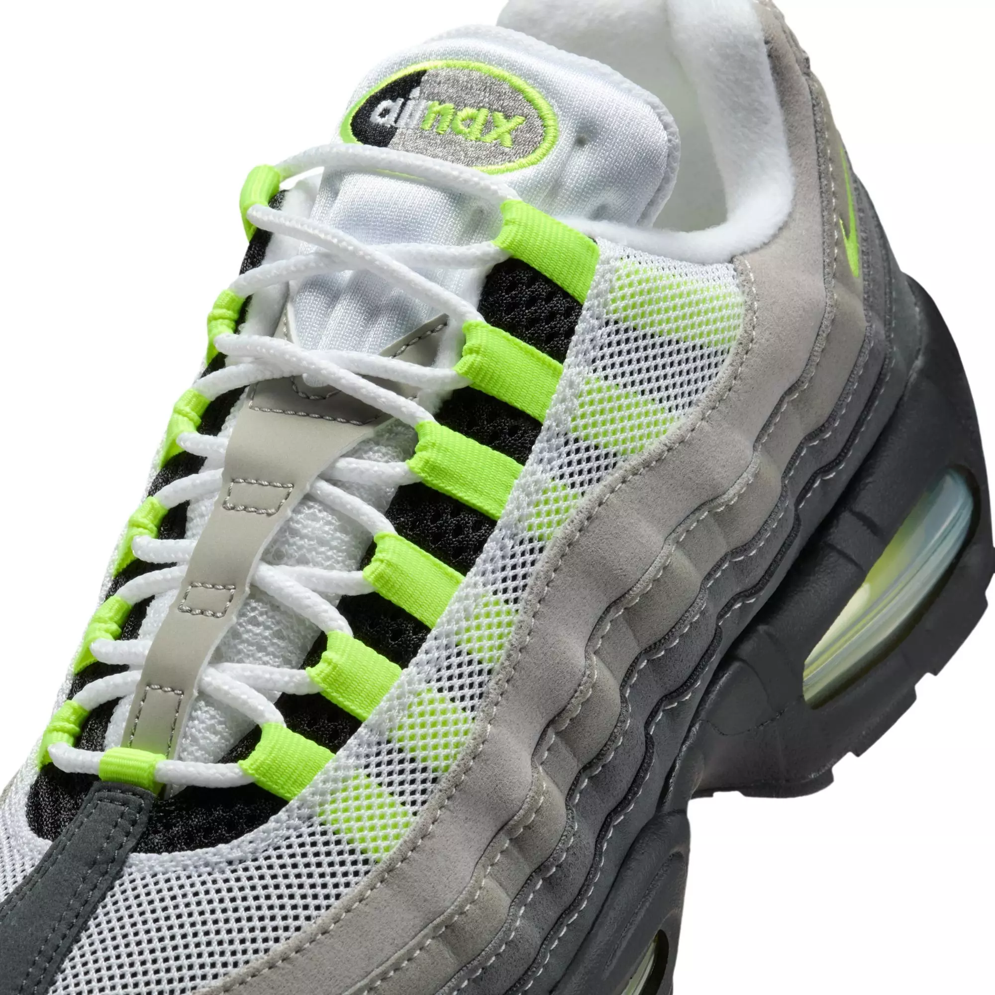 Nike Air Max 95 "Big Bubble" Women's Shoe - BLACK/NEON YELLOW/ANTHRACITE/LT GRAPHITE