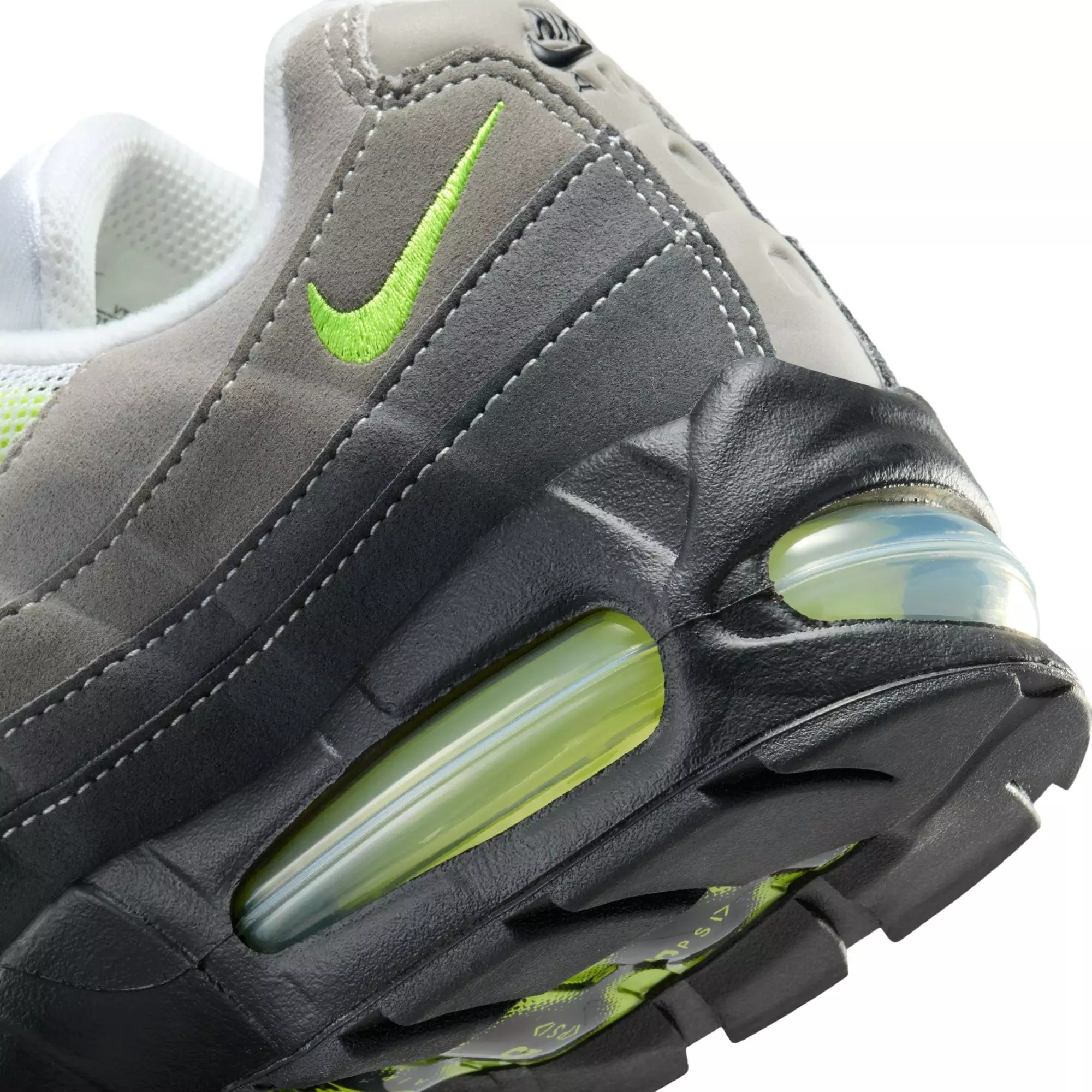 Nike Air Max 95 "Big Bubble" Women's Shoe - BLACK/NEON YELLOW/ANTHRACITE/LT GRAPHITE