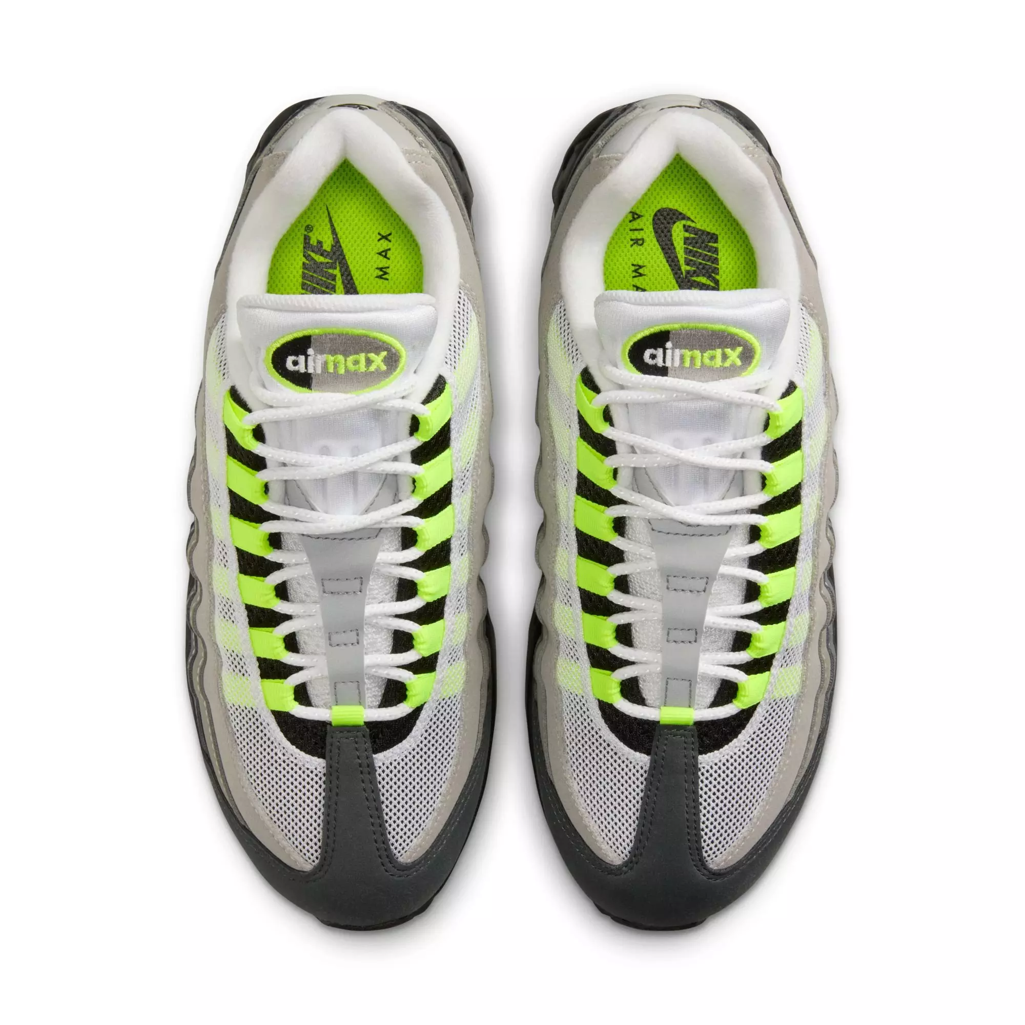 Nike Air Max 95 "Big Bubble" Women's Shoe - BLACK/NEON YELLOW/ANTHRACITE/LT GRAPHITE