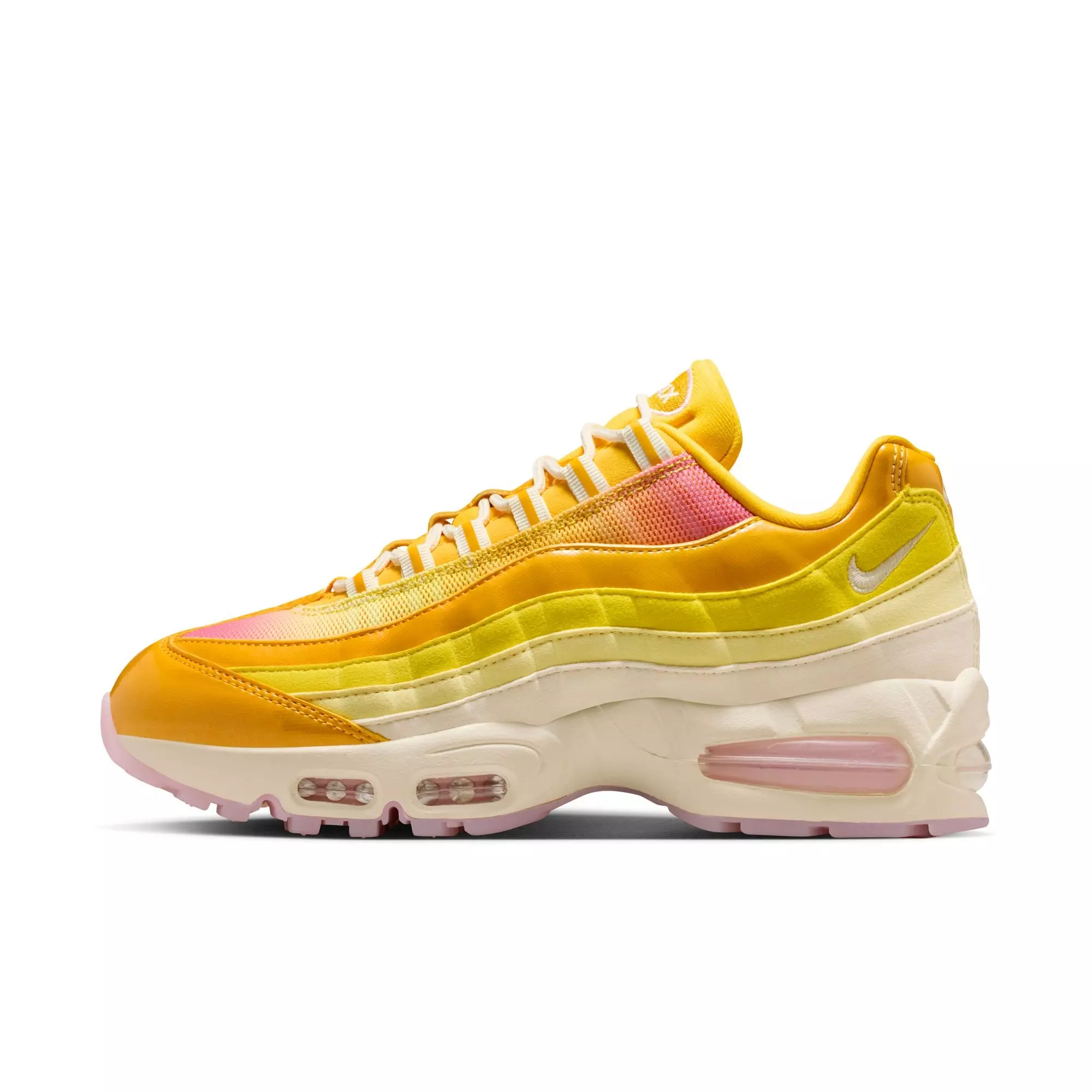 Nike Air Max 95 Big Bubble "University Gold" Women's Shoe - UNIVERSITY GOLD/COCONUT MILK/PINK FOAM