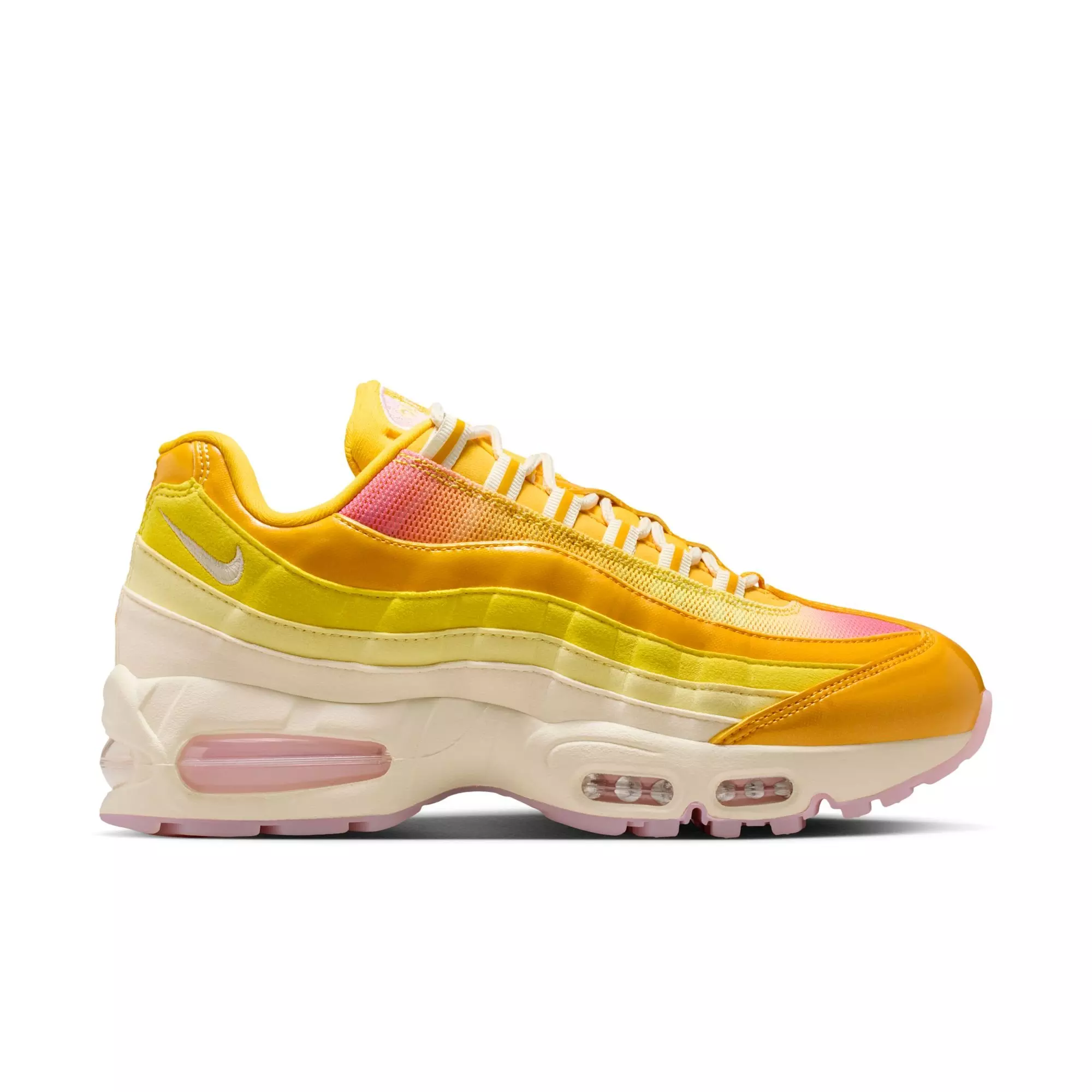 Nike Air Max 95 Big Bubble "University Gold" Women's Shoe - UNIVERSITY GOLD/COCONUT MILK/PINK FOAM