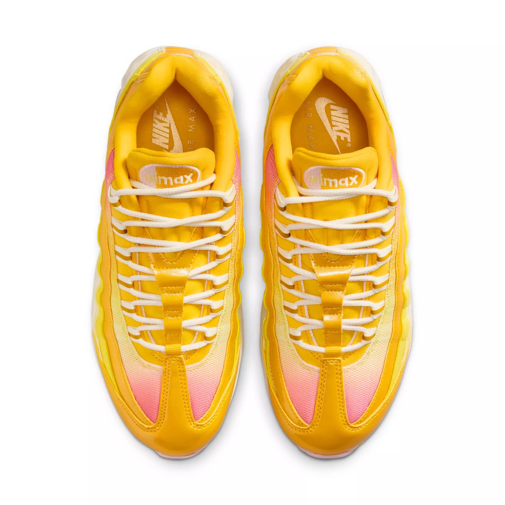 Nike Air Max 95 Big Bubble "University Gold" Women's Shoe - UNIVERSITY GOLD/COCONUT MILK/PINK FOAM