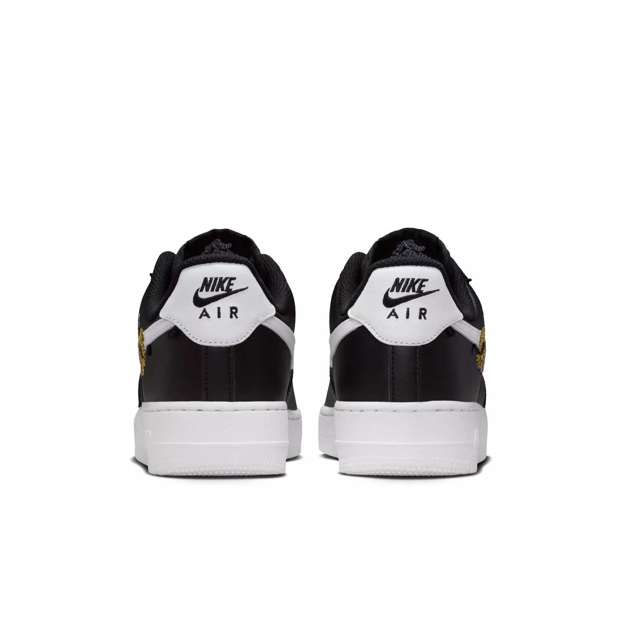 Nike Air Force 1 '07 Premium "Now Accepting All Flowers" Women's Shoe - BLACK/WHITE/METALLIC GOLD