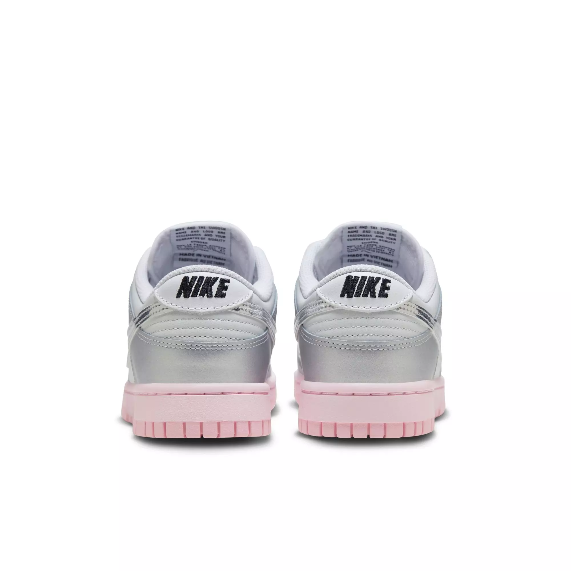 Nike Dunk Low LX "Photon Dust/Metallic Silver/Pink Foam" Women's Shoe - GREY/PINK