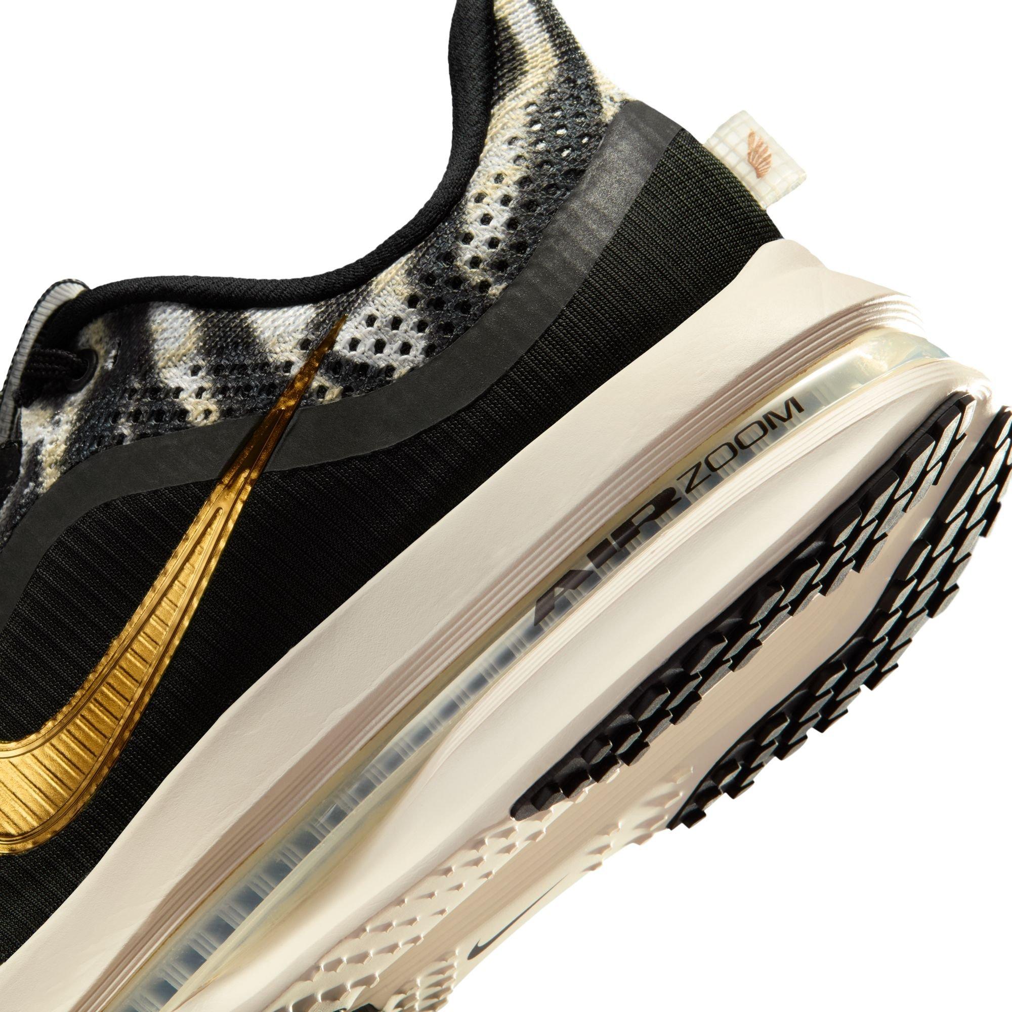 Nike Pegasus Premium "Black/Metallic Gold/Phantom/Dark Hazel" Women's Road Running Shoe - TAN/BLACK Thumbnail View 10