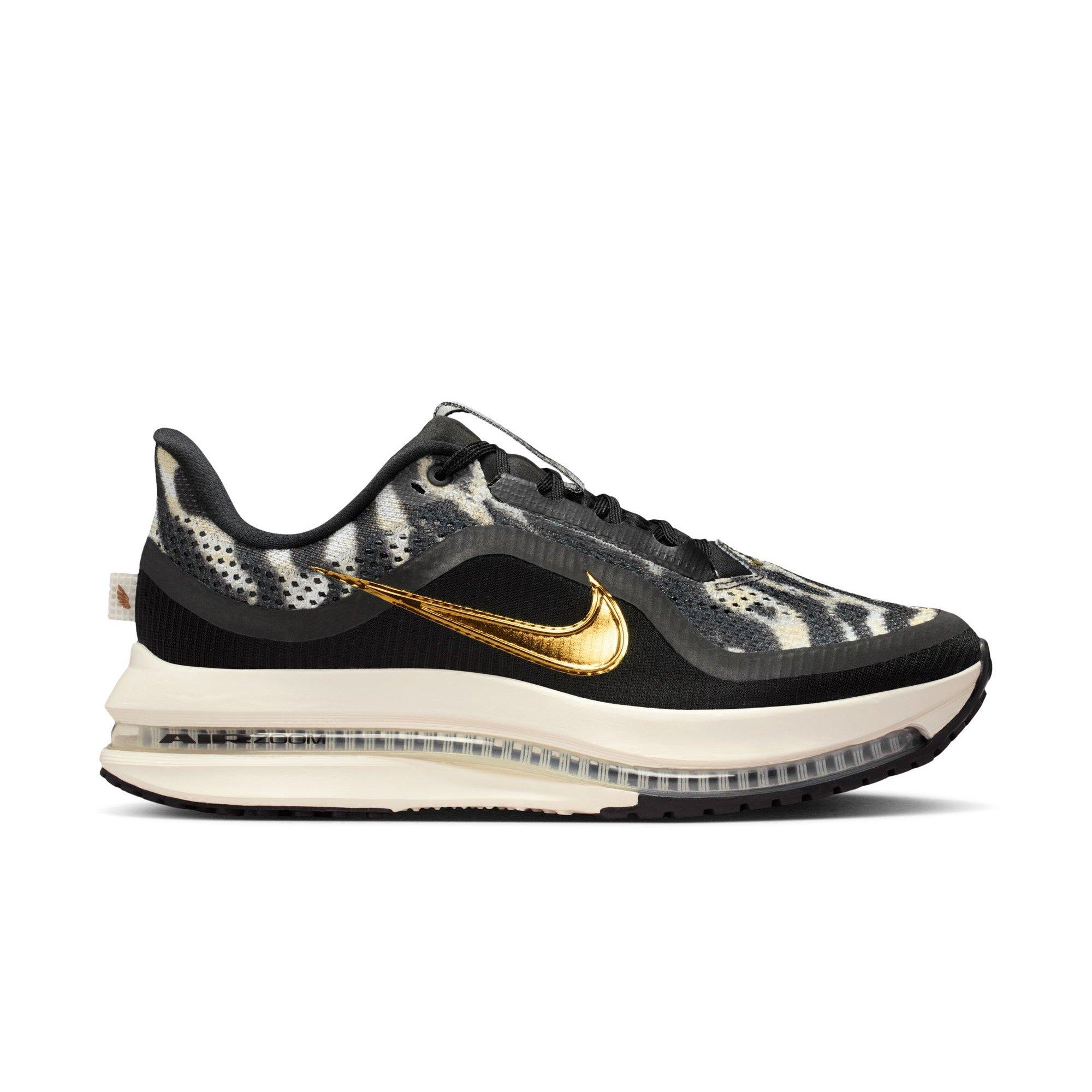 Nike Pegasus Premium "Black/Metallic Gold/Phantom/Dark Hazel" Women's Road Running Shoe - TAN/BLACK Thumbnail View 1