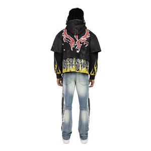 Smoke Rise Men's Unbreakable 2fer Hoodie - Graphite