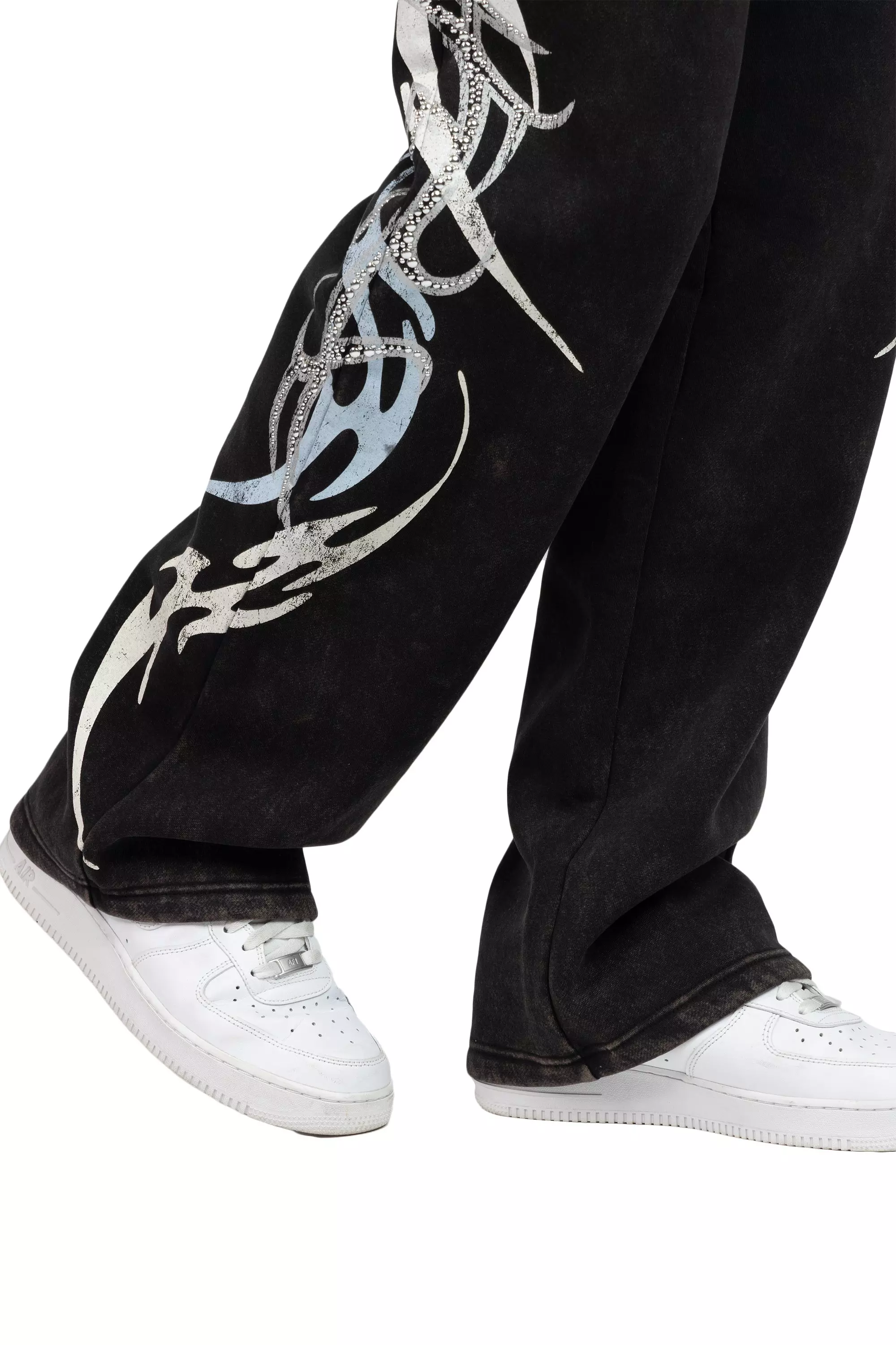 Smoke Rise Men's Eternity Fleece Pants - Black - BLACK