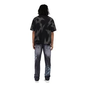 Smoke Rise Men's Straight Fit Ascended Denim Jeans - Paisley Black